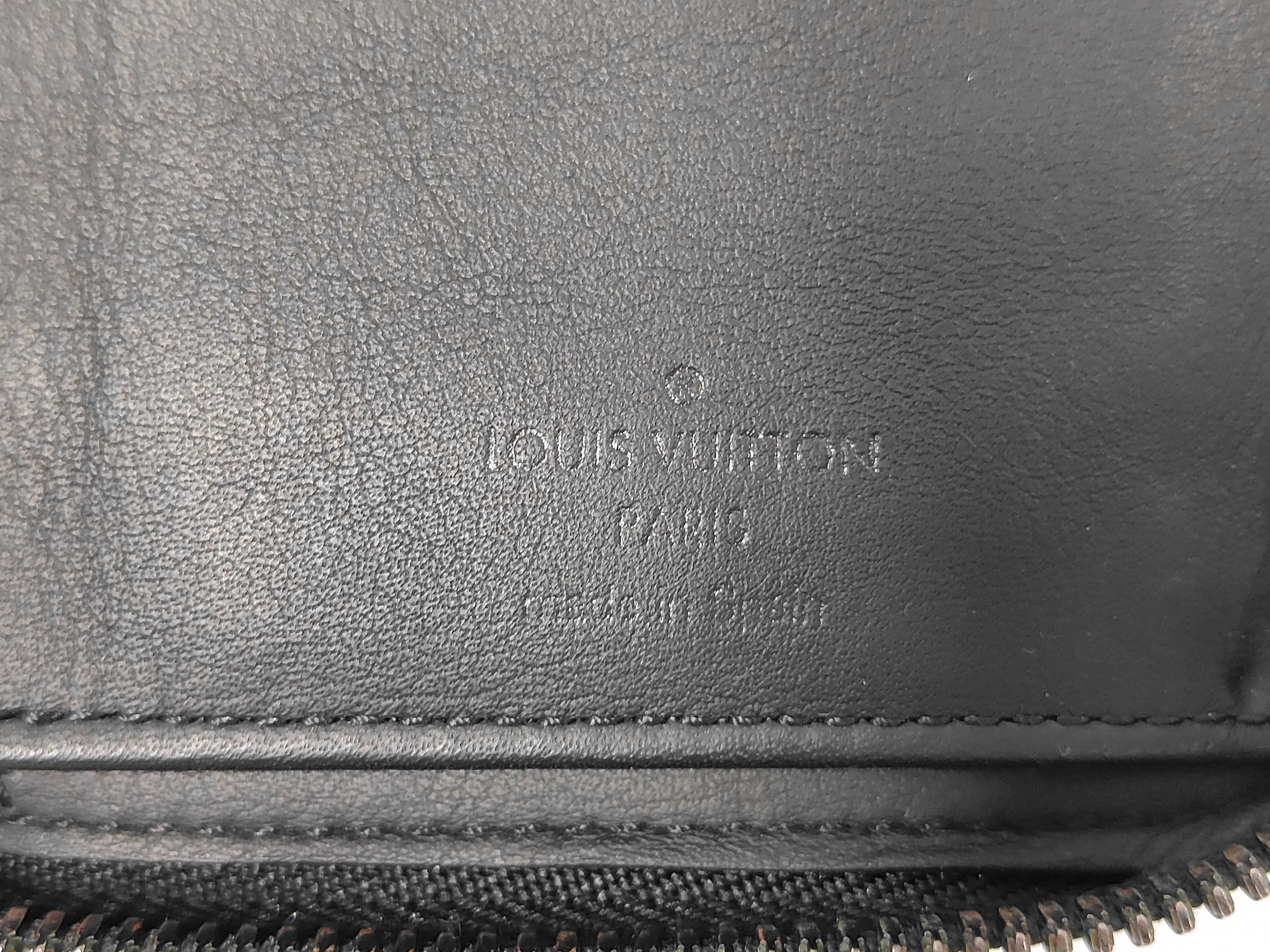 Monogram Shadow Zippy Vertical Wallet with Black Hardware CA4169 — view 9