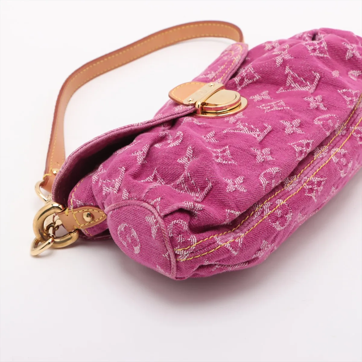 Monogram Denim Mini Pretty M95216 CA0026 Pink x White — view 4