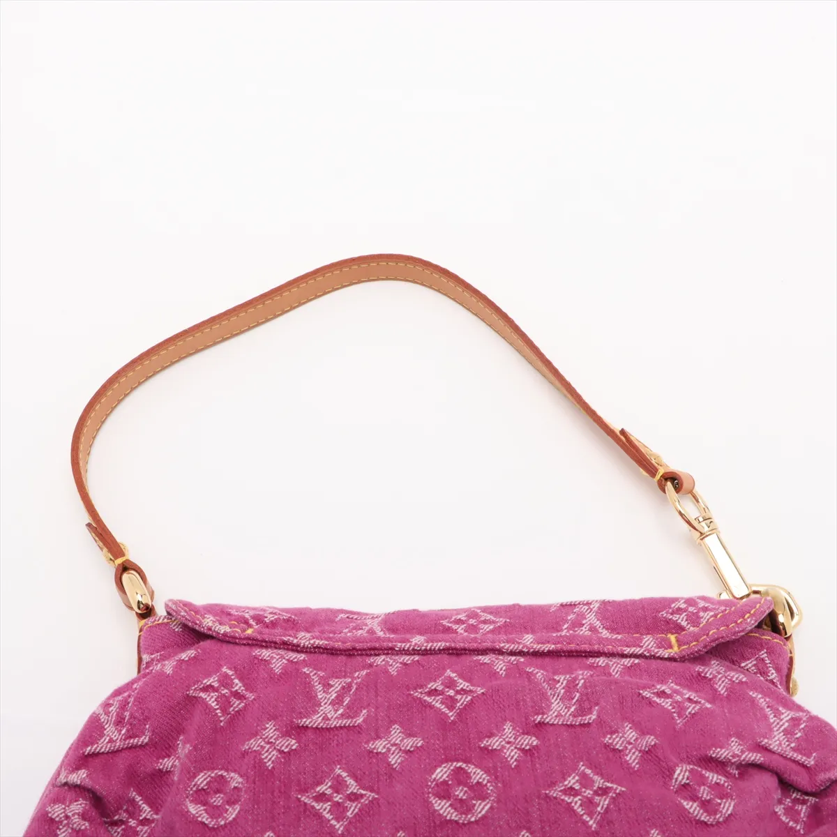 Monogram Denim Mini Pretty M95216 CA0026 Pink x White — view 6