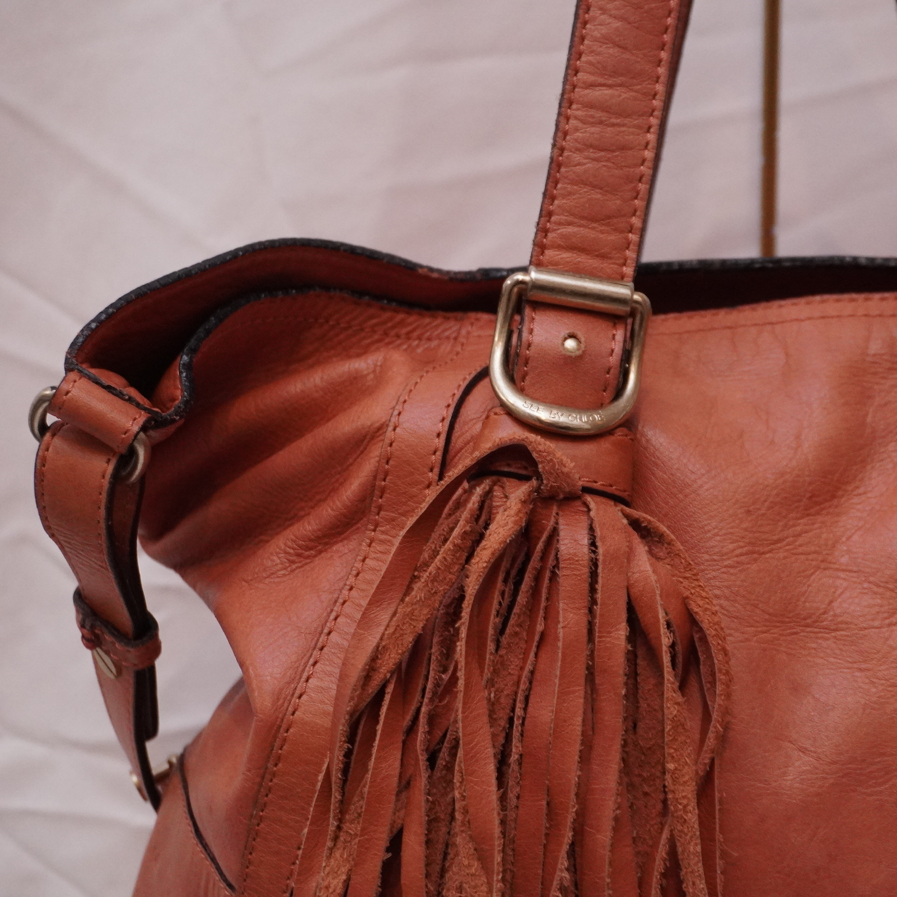 SEE BY CHLOE Genuine Leather Shoulder Bag — view 2