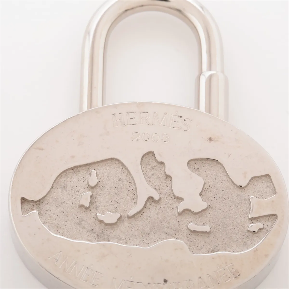 Cadena 2003 Mediterranean ANNEE MEDITERRANEE Charm Metal Silver Dents — view 3