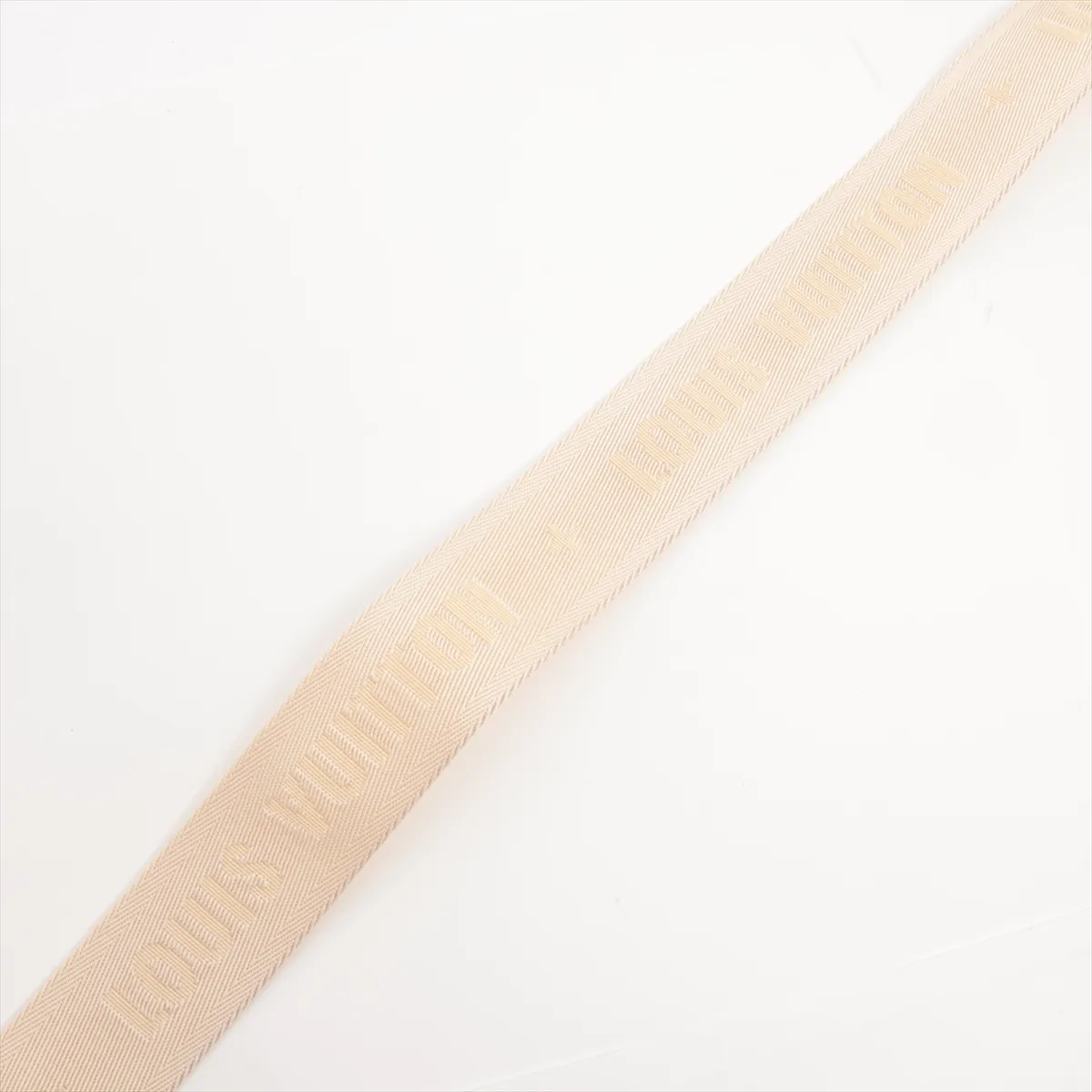 OnTheGo shoulder strap, PVC x nylon, brown x beige. — view 4