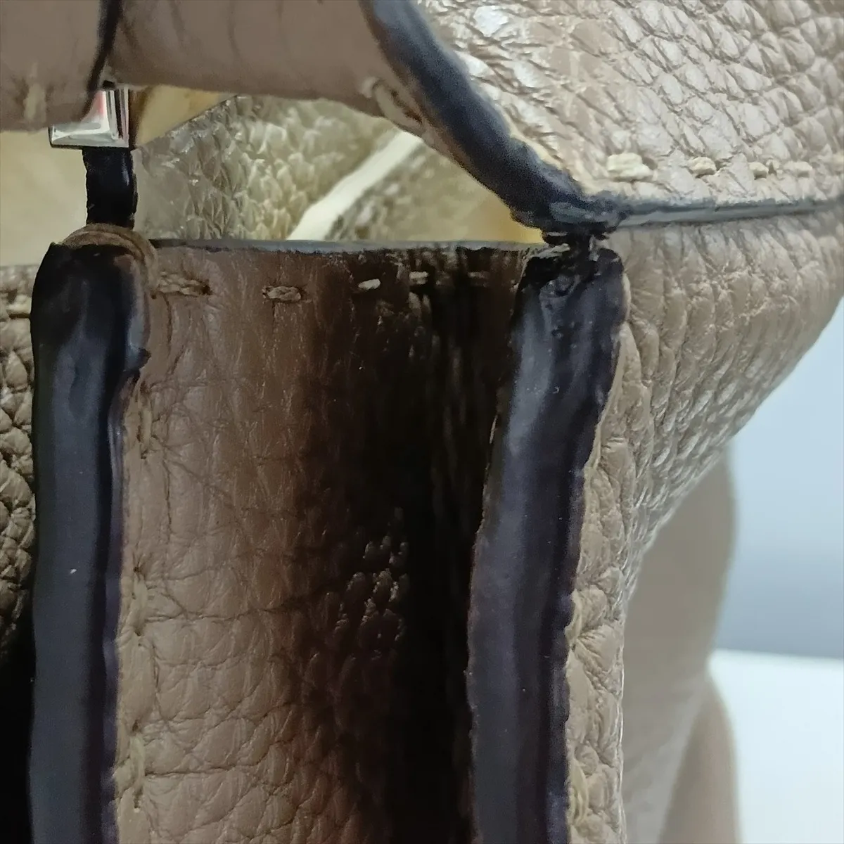 Selleria Peekaboo I.U Medium Leather 2-Way Handbag Brown 8BN321 — view 14