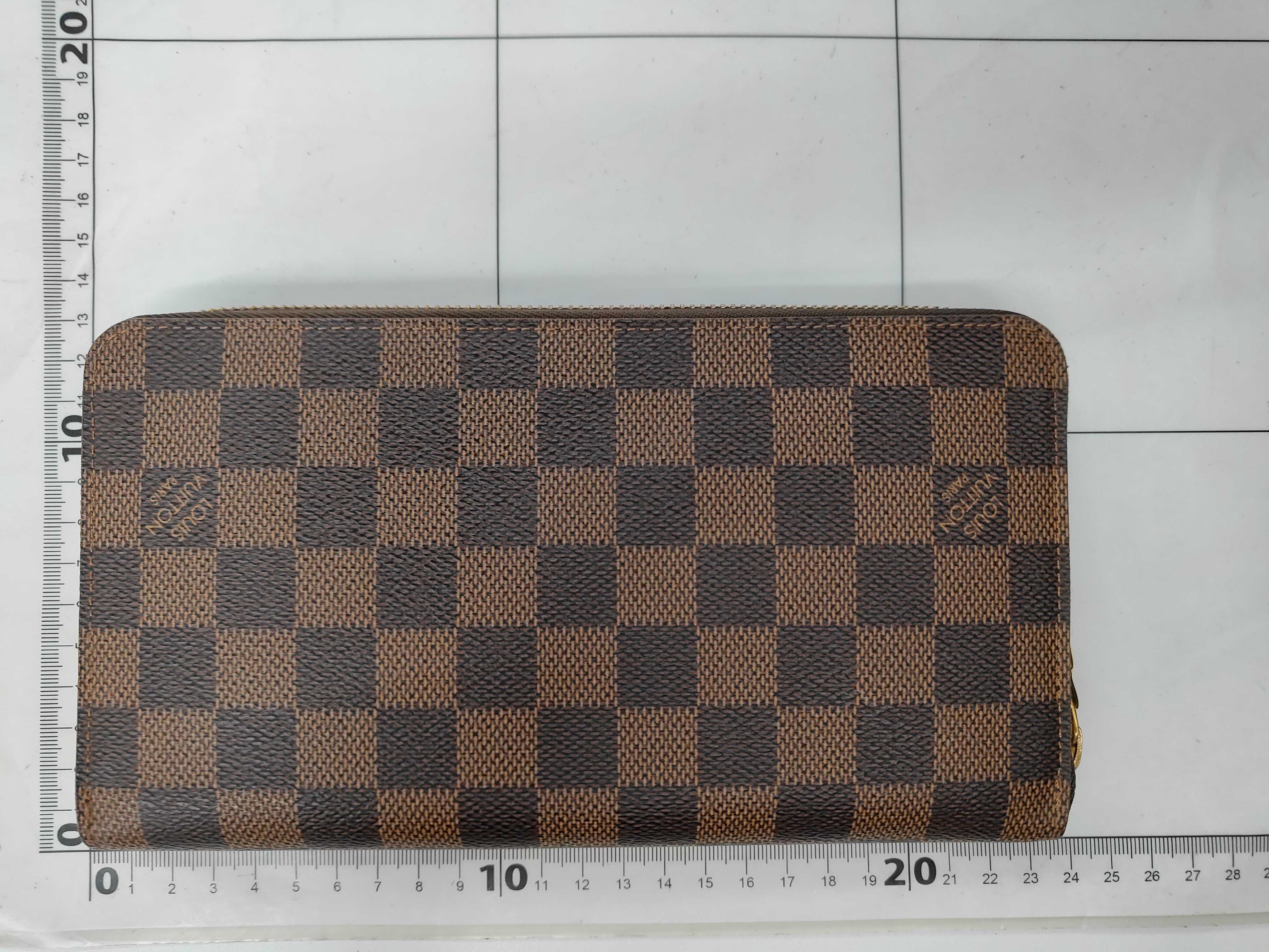 Damier LV Damier Long Wallet with Box and Dust Bag — view 2