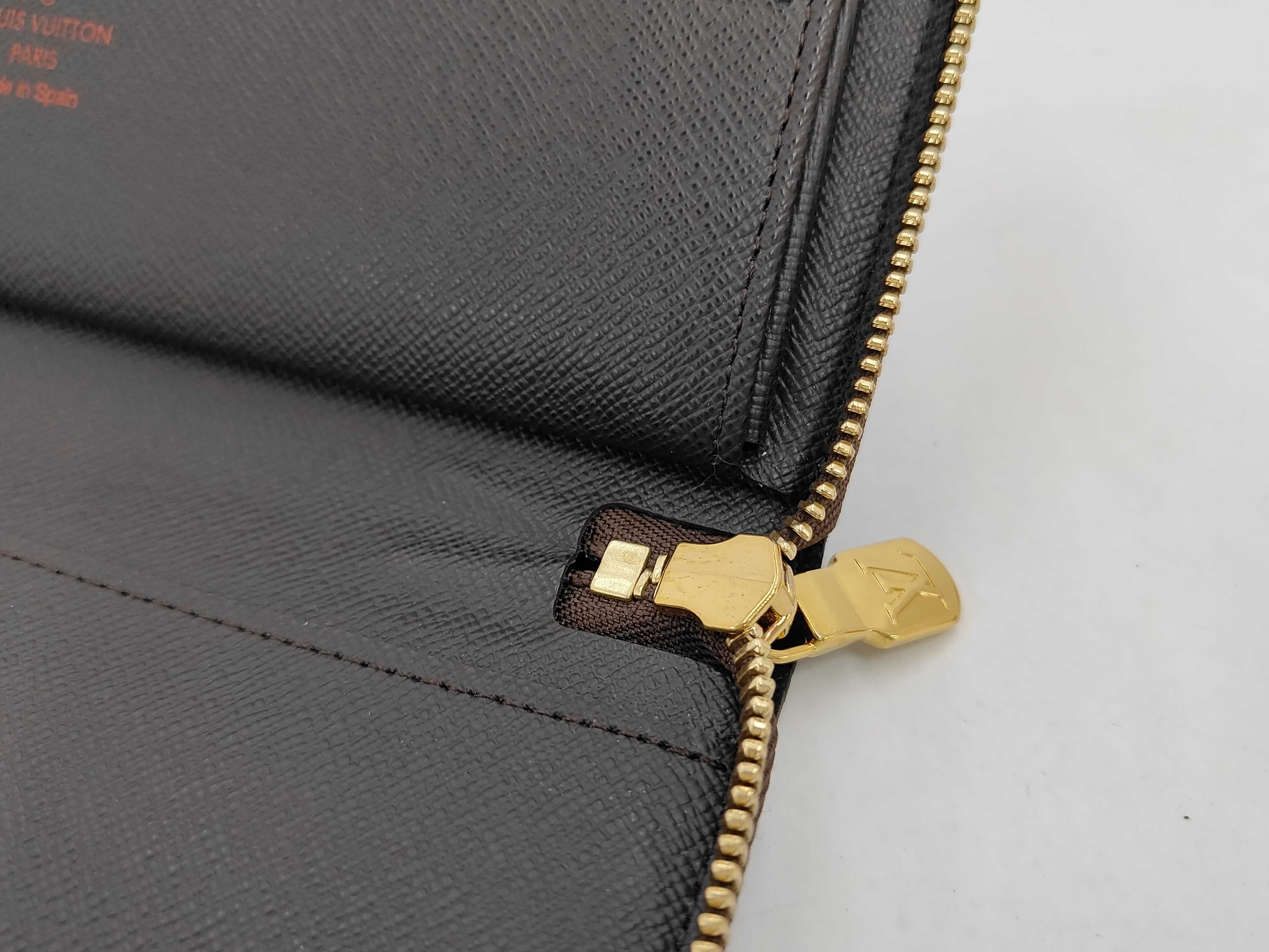 Damier LV Damier Long Wallet with Box and Dust Bag — view 12