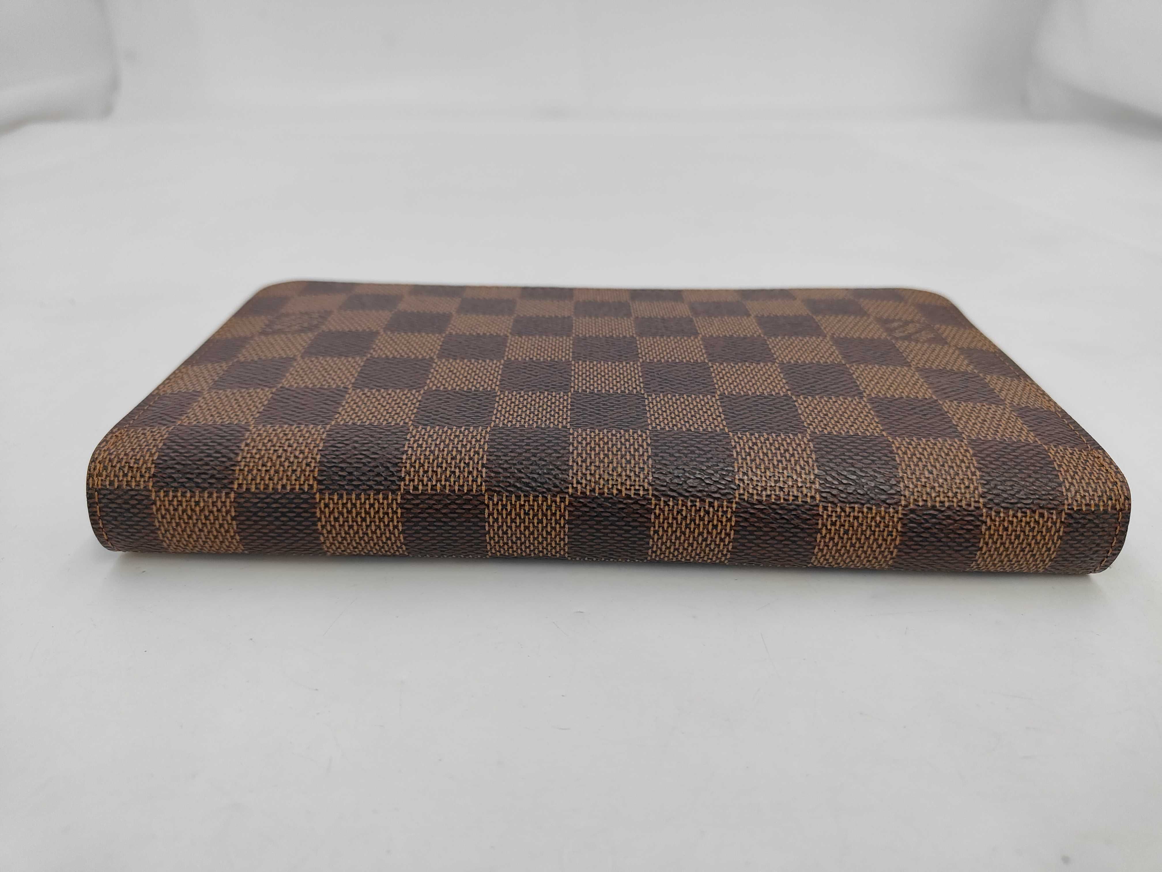 Damier LV Damier Long Wallet with Box and Dust Bag — view 3