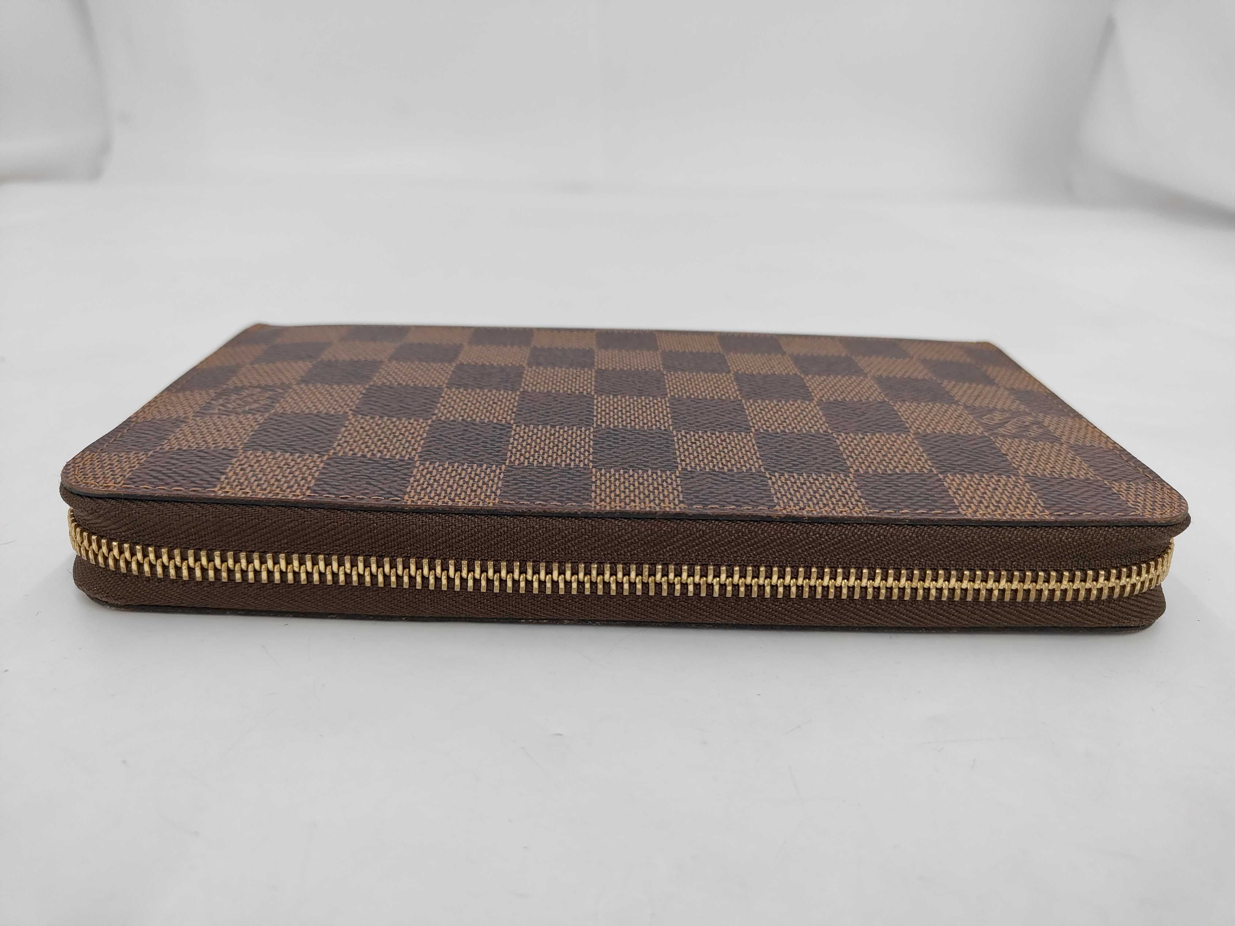 Damier LV Damier Long Wallet with Box and Dust Bag — view 5