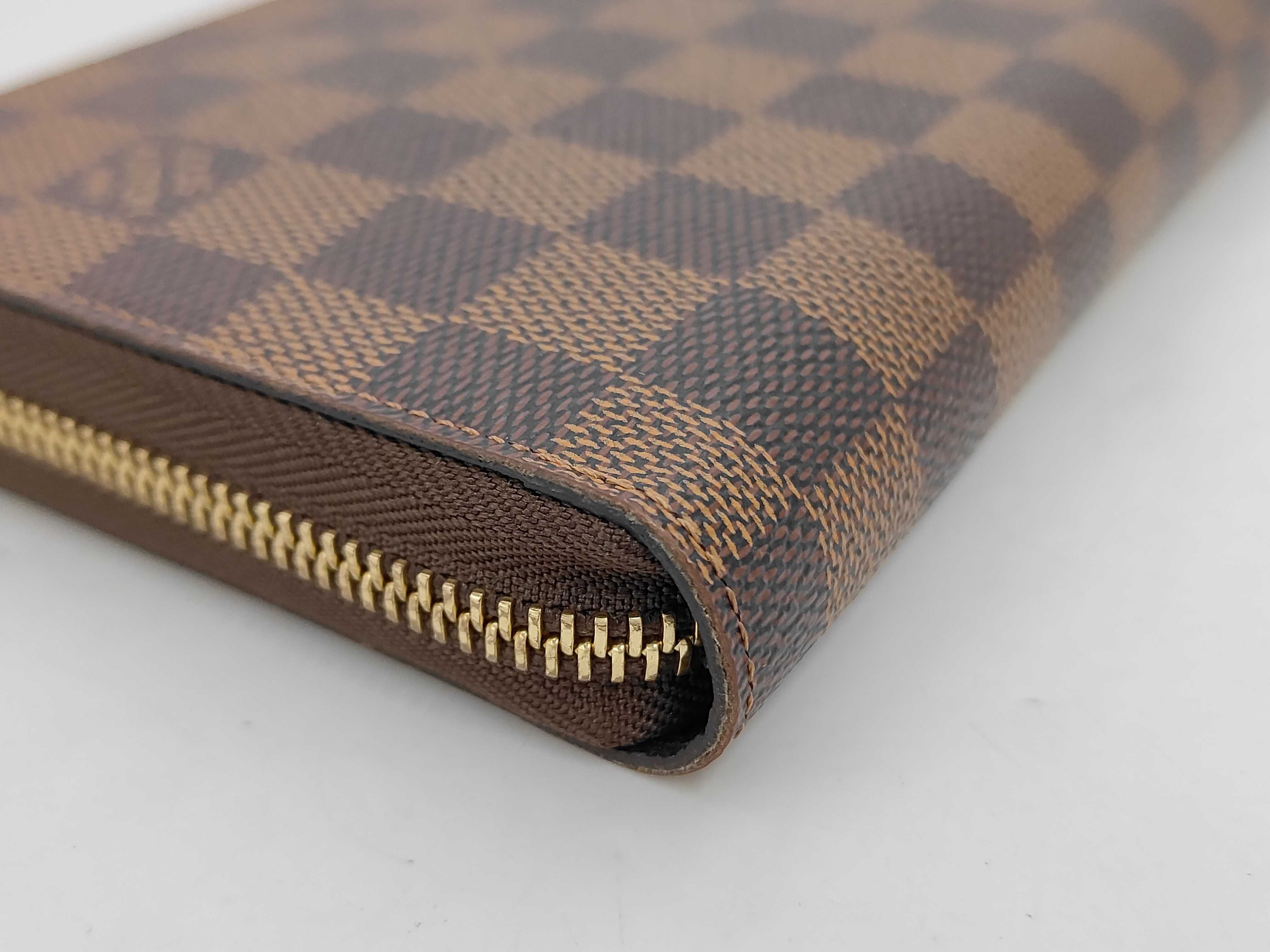 Damier LV Damier Long Wallet with Box and Dust Bag — view 6