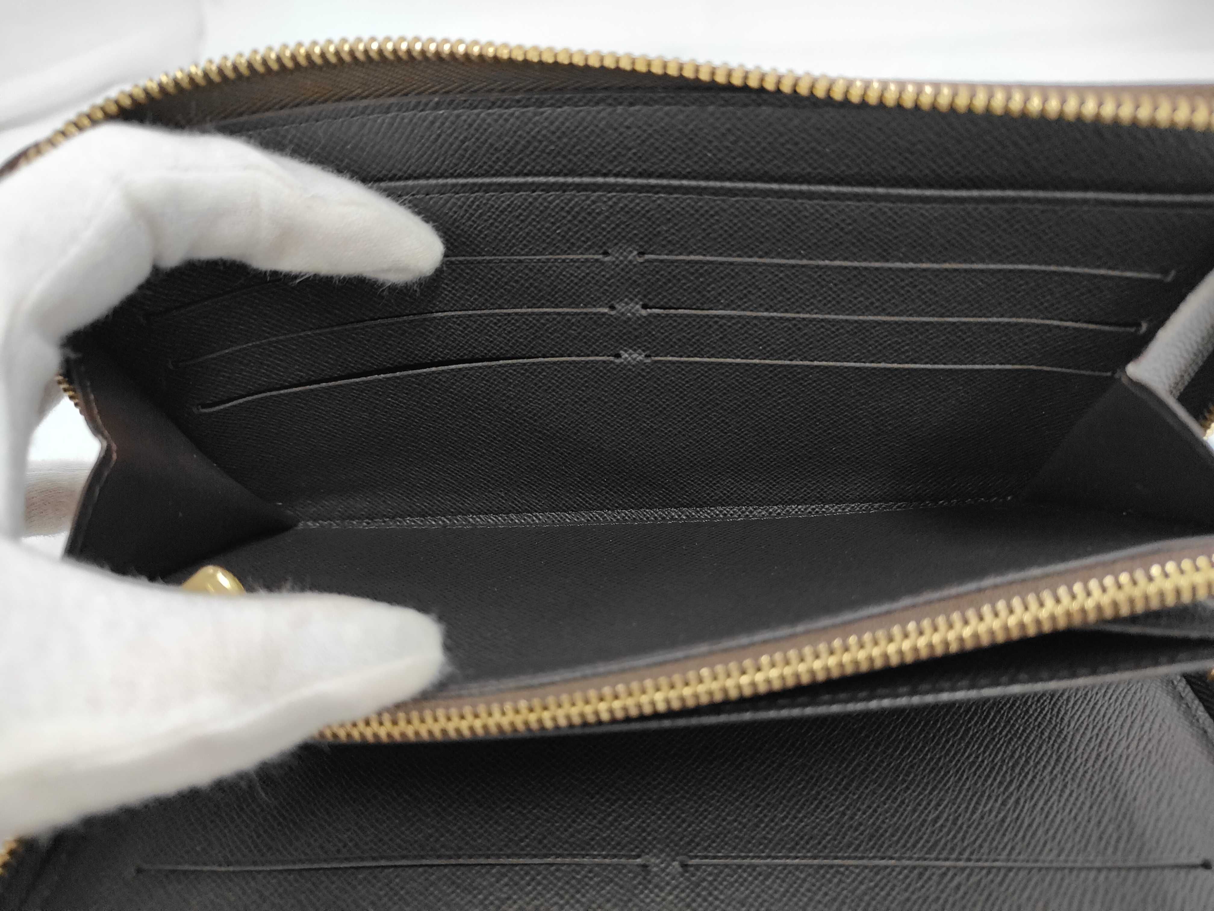 Damier LV Damier Long Wallet with Box and Dust Bag — view 8