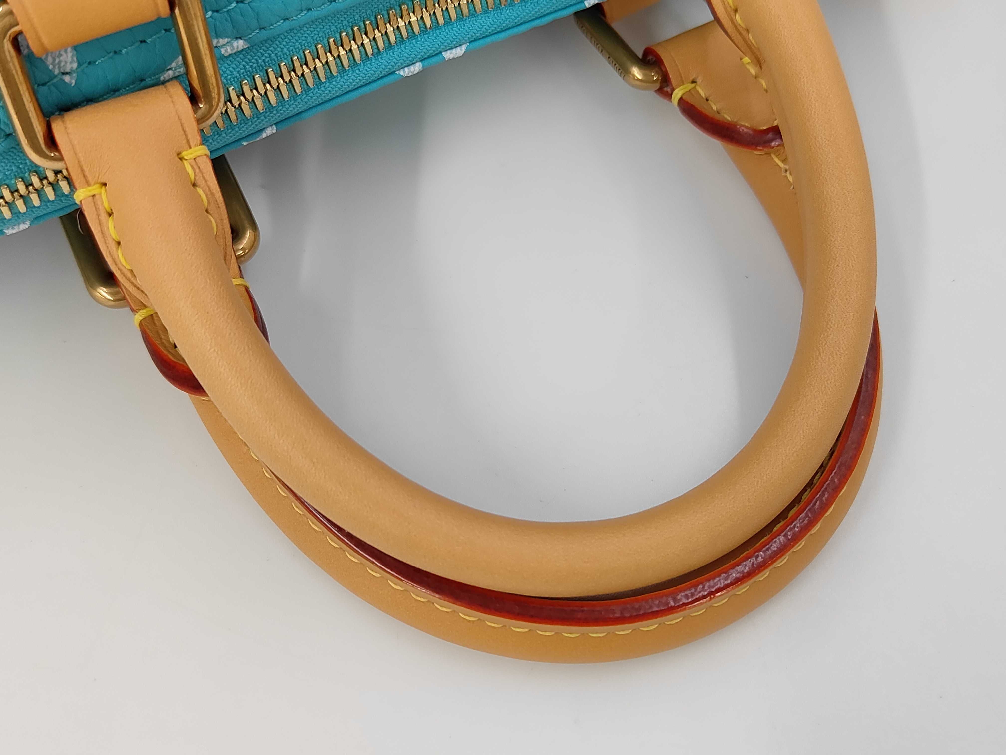 Speedy P9 Bandoulière 25 Monogram Turquoise M11561 RFID Shoulder Bag — view 5