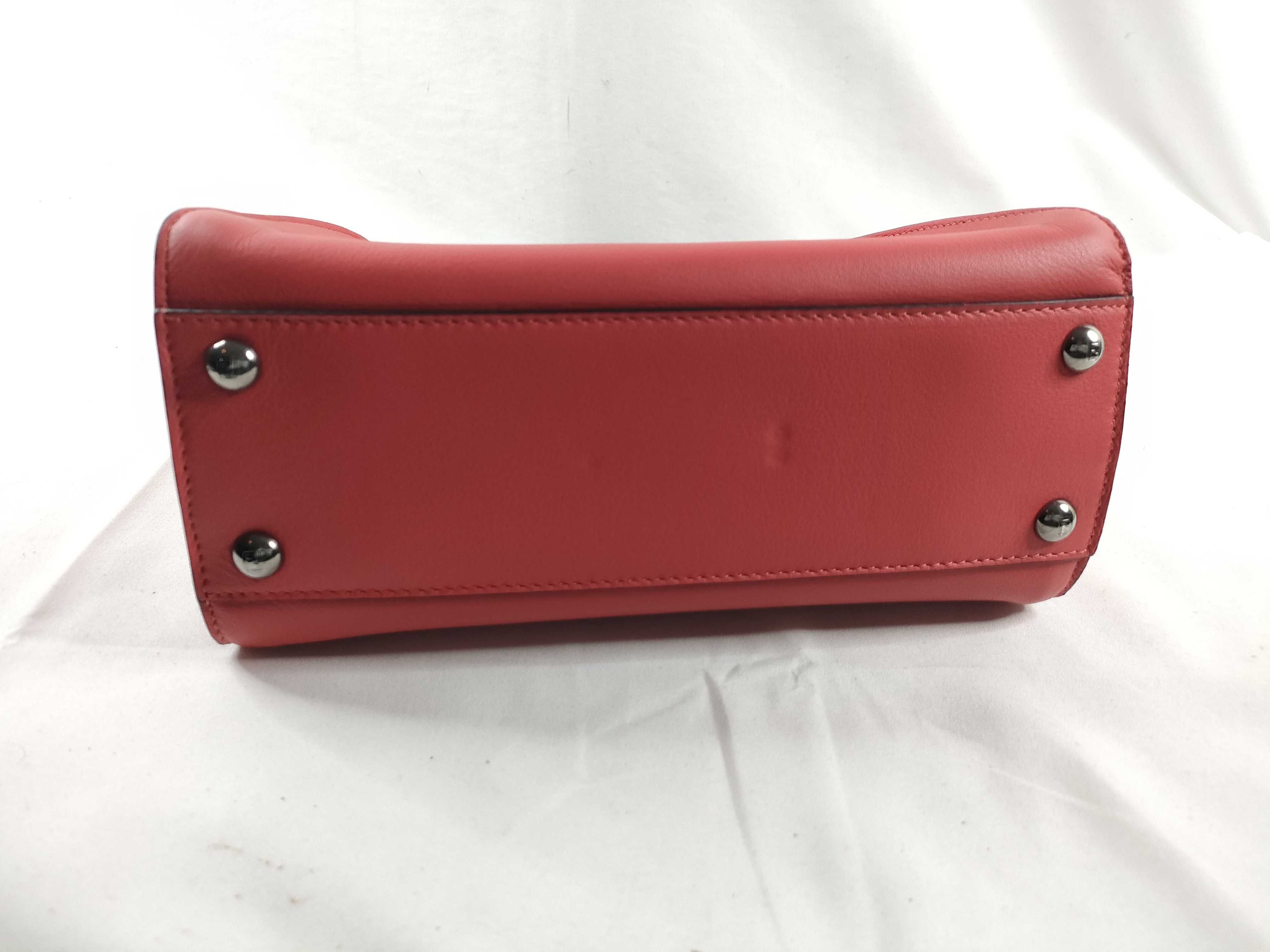 HK-8BN316 Peekaboo Mini Leather Red 2-Way Bag (Handbag) — view 4