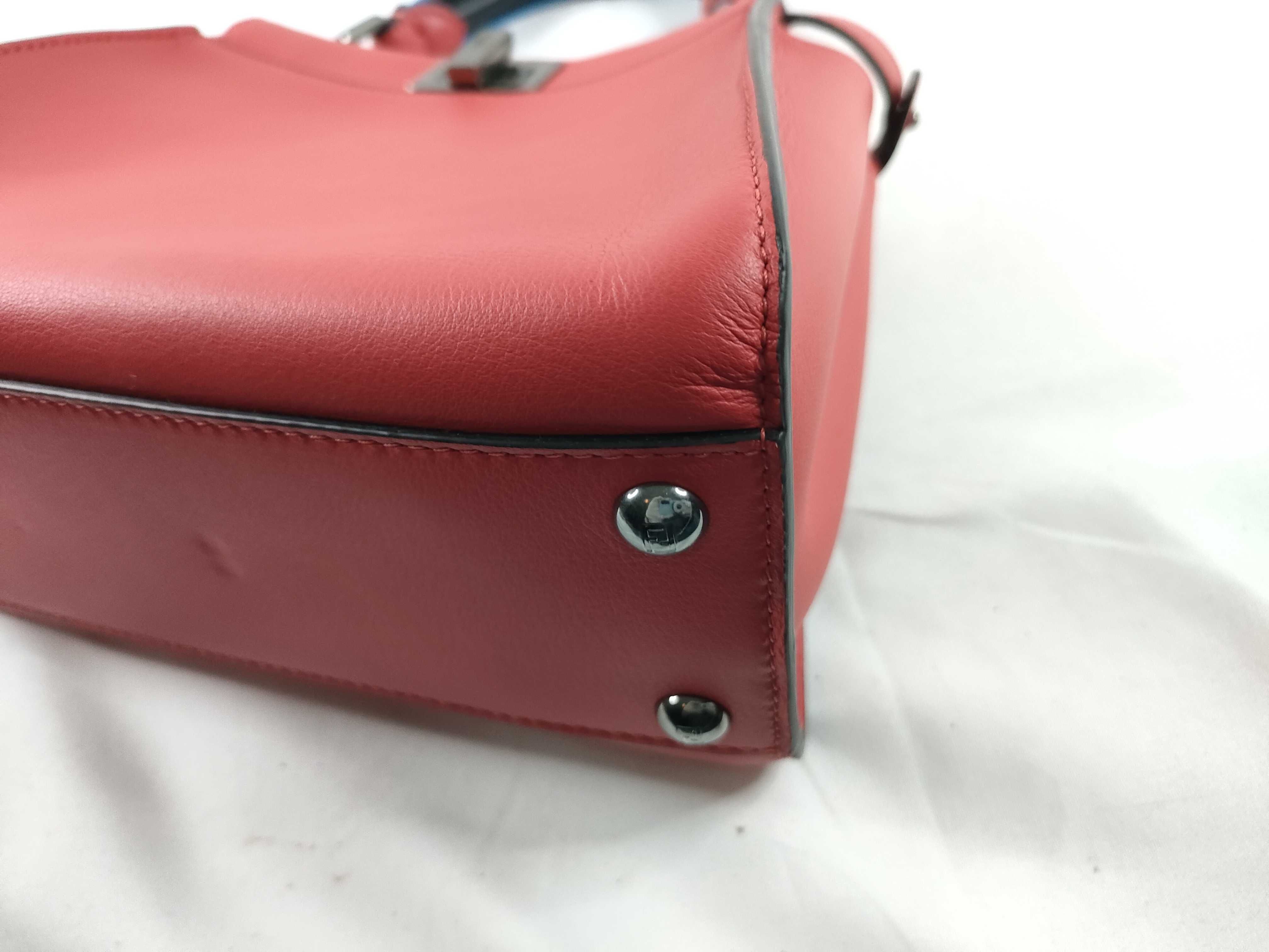 HK-8BN316 Peekaboo Mini Leather Red 2-Way Bag (Handbag) — view 5
