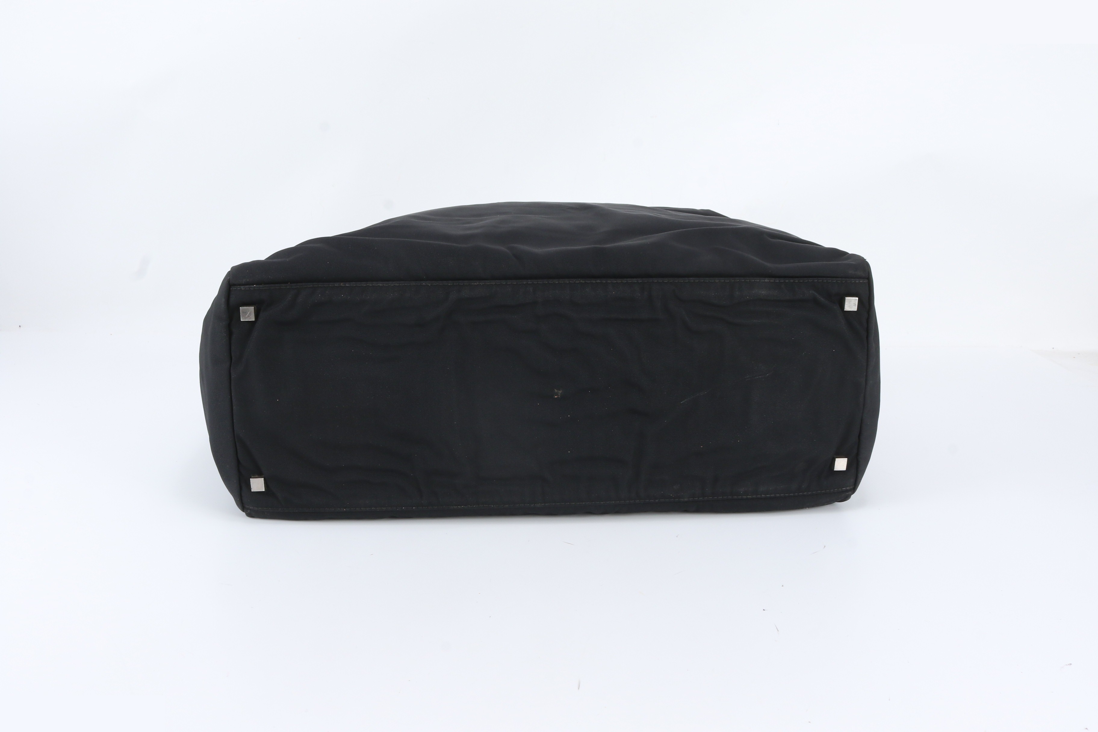 Leather Nylon Boston Bag — view 5