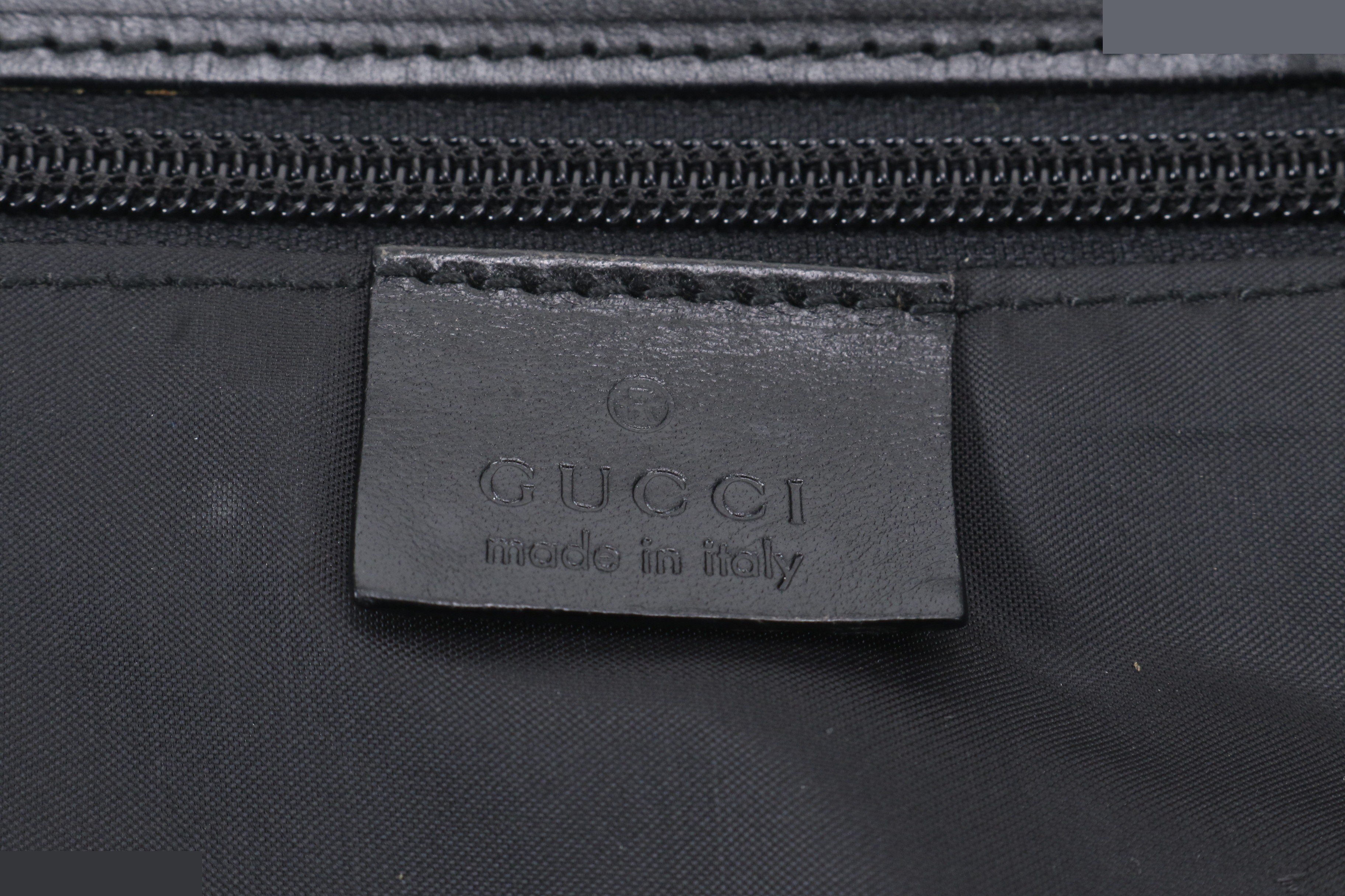 Leather Nylon Boston Bag — view 8
