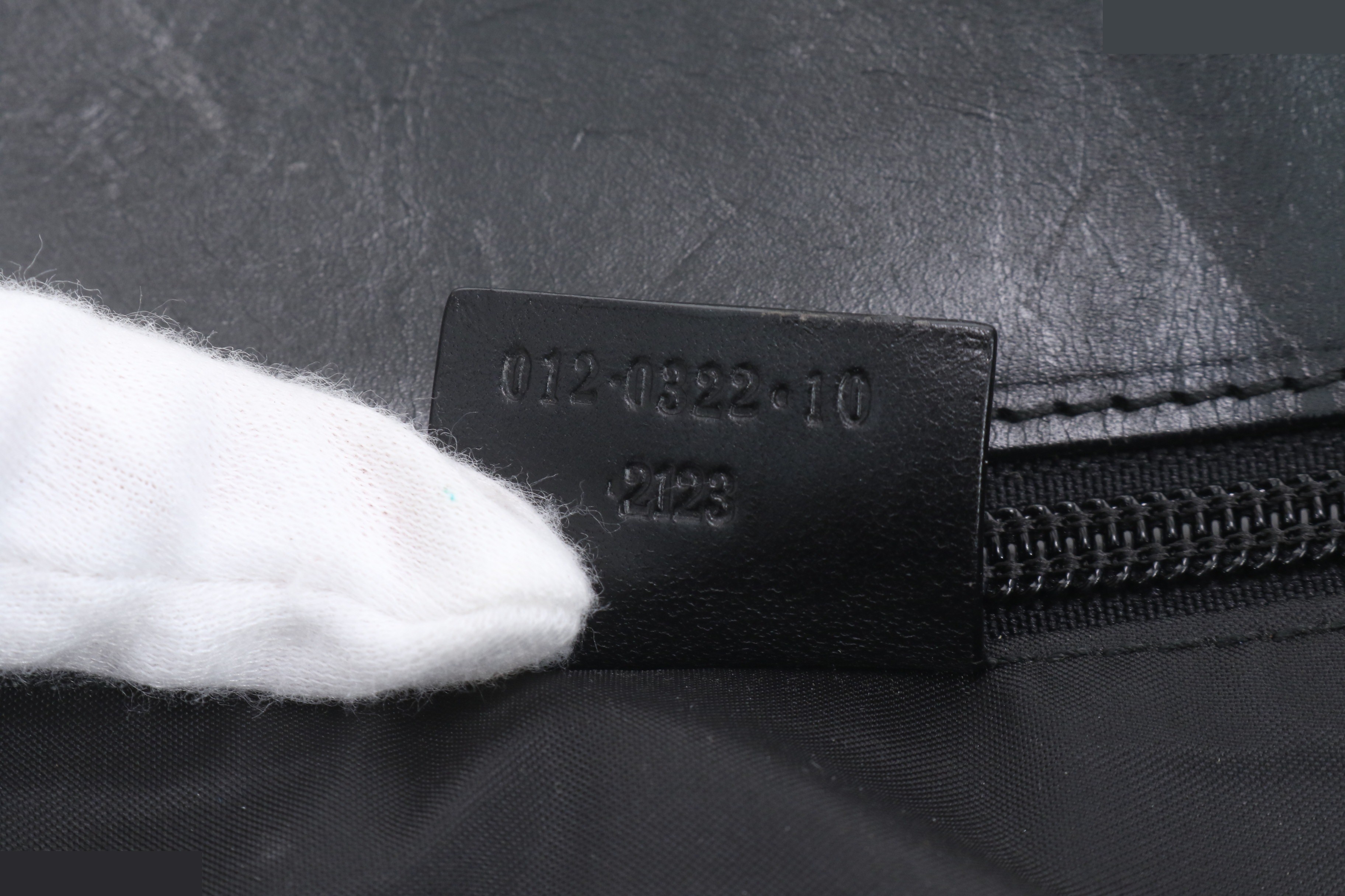 Leather Nylon Boston Bag — view 9