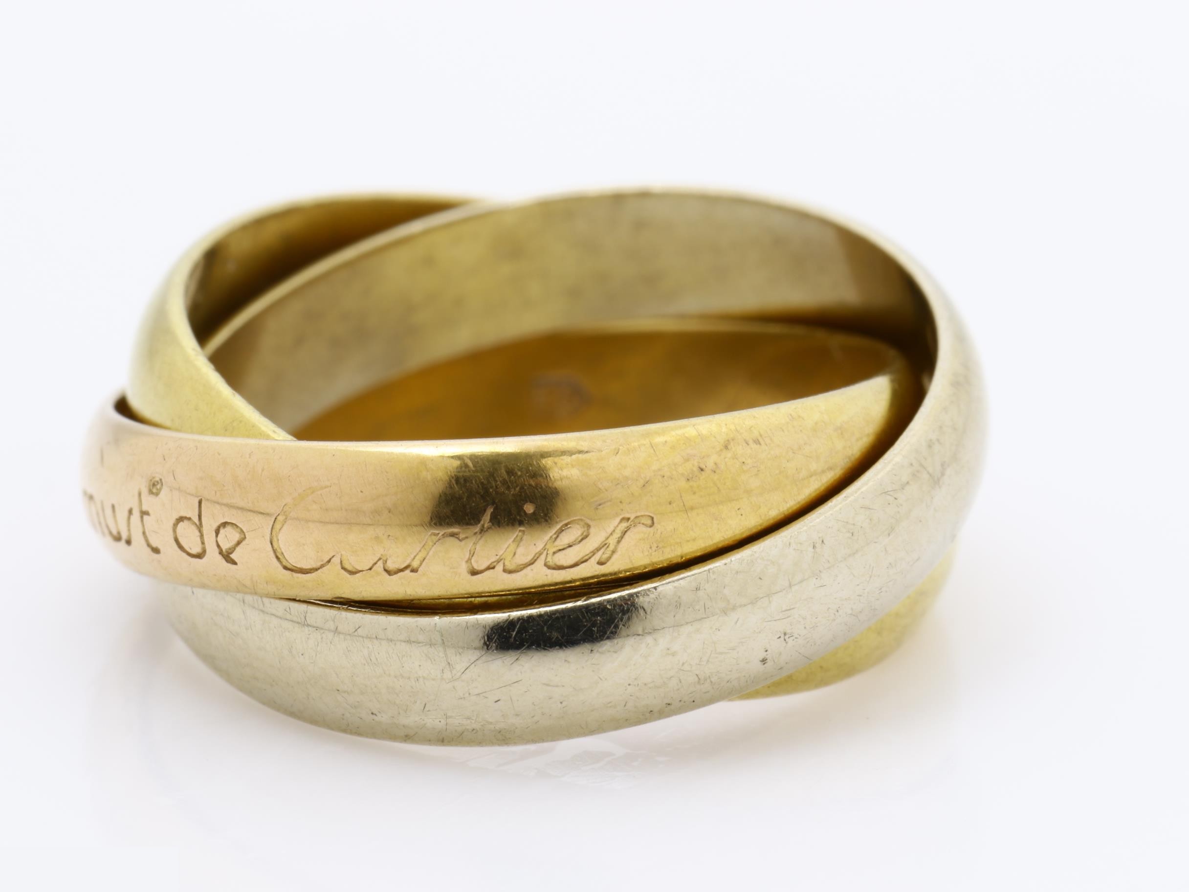 Trinity (precious metal) ring, 750, 6.9g, #49 — view 3