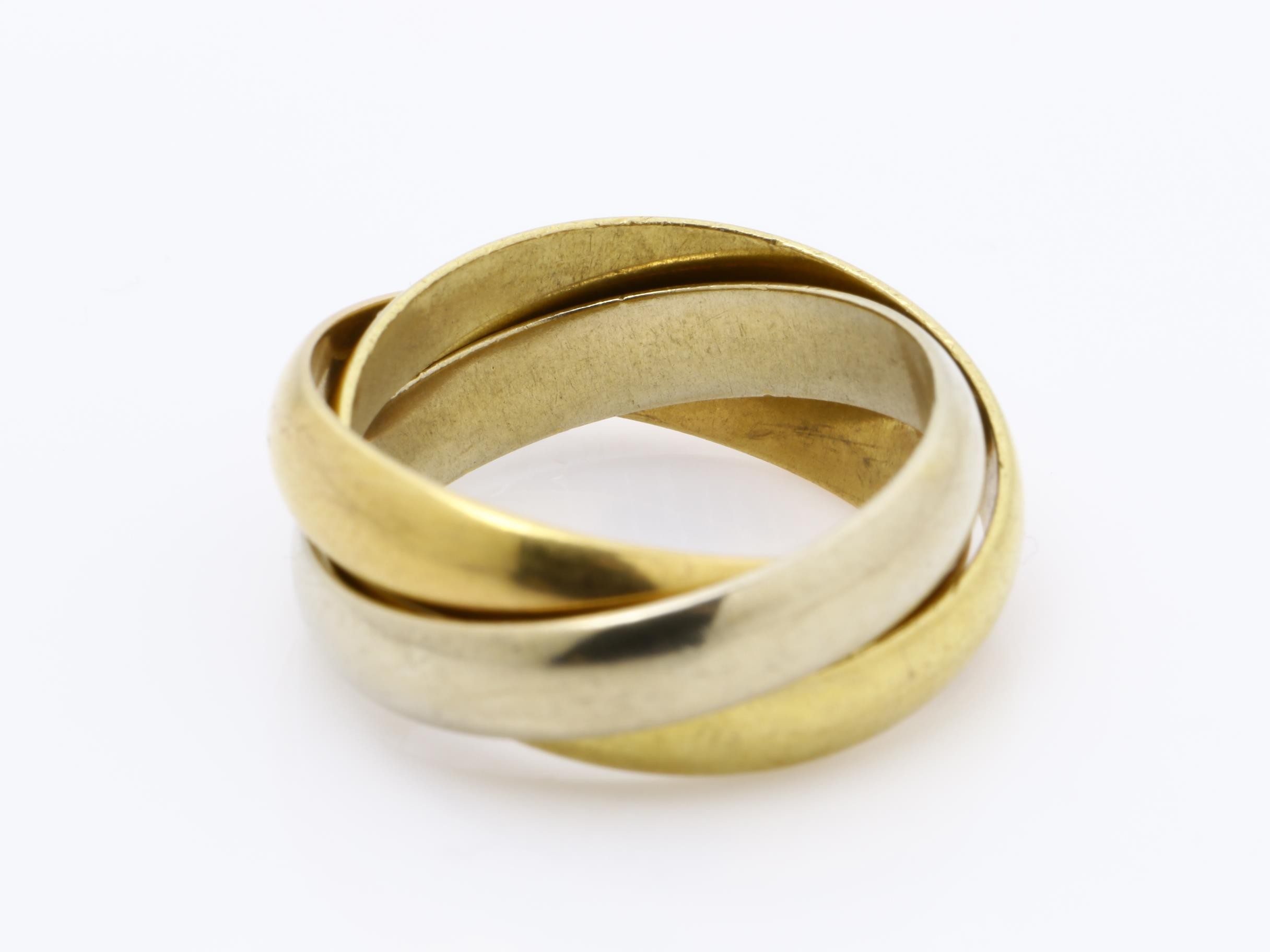 Trinity (precious metal) ring, 750, 6.9g, #49 — view 4