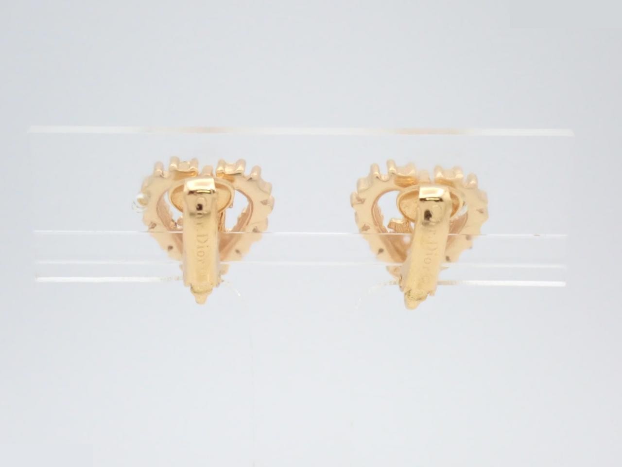 Gold earrings — view 2