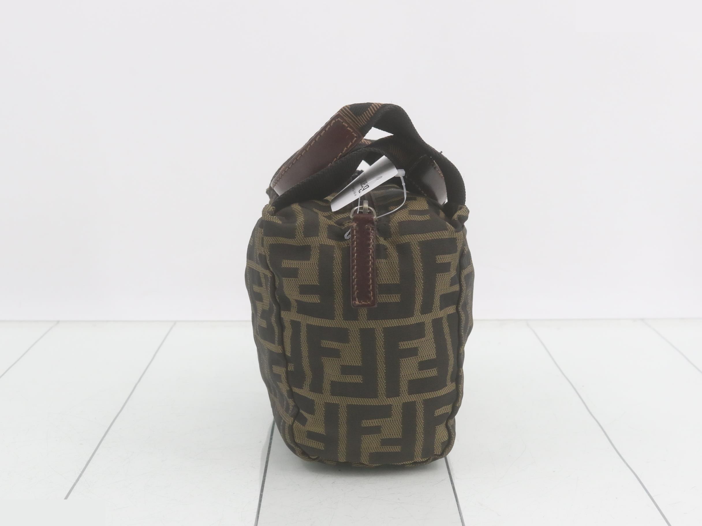 Mini tote bag zucca pattern — view 4