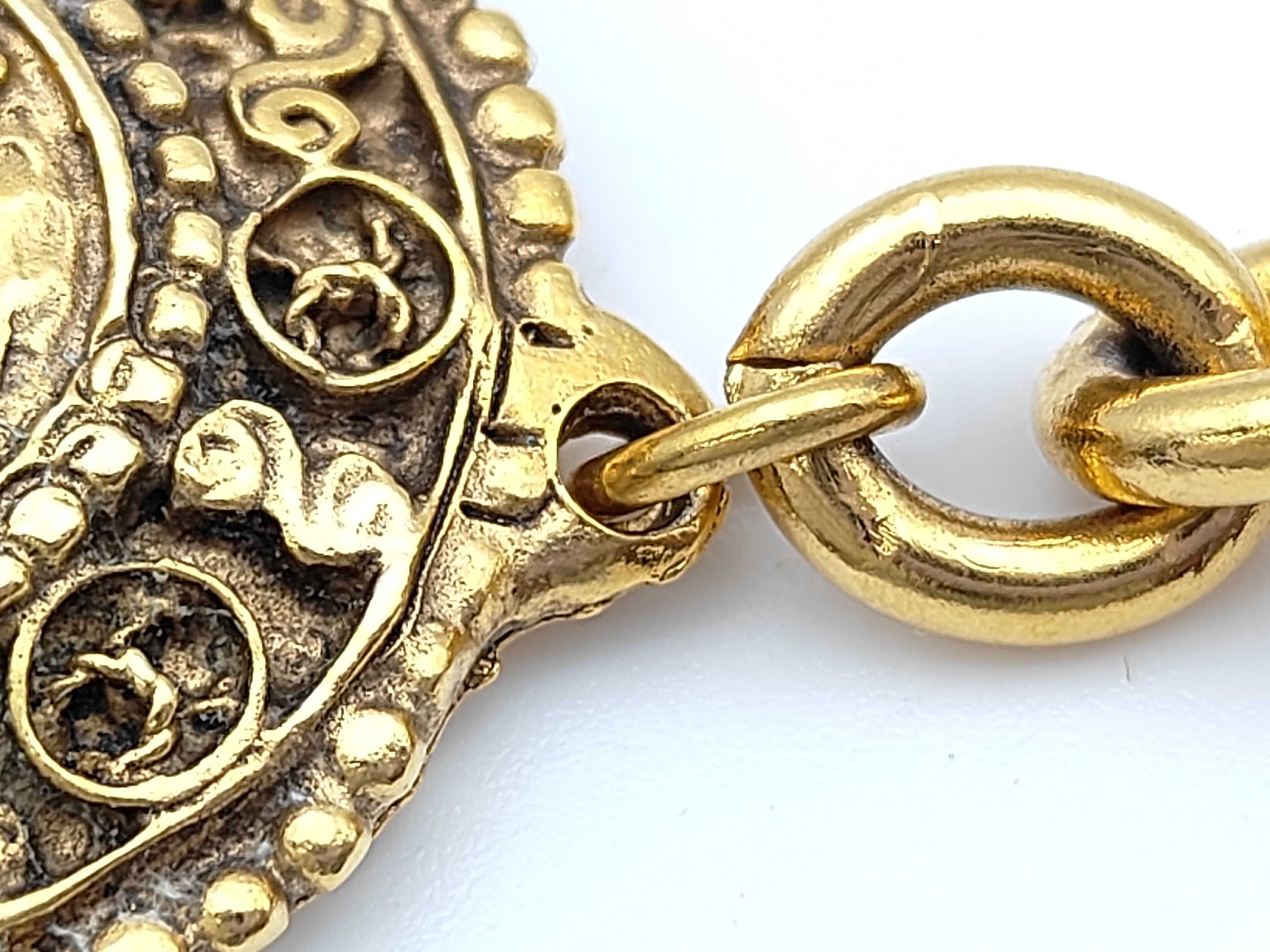 Logo/Carbon Gold Bracelet Vintage Bracelet/Bangle — view 6