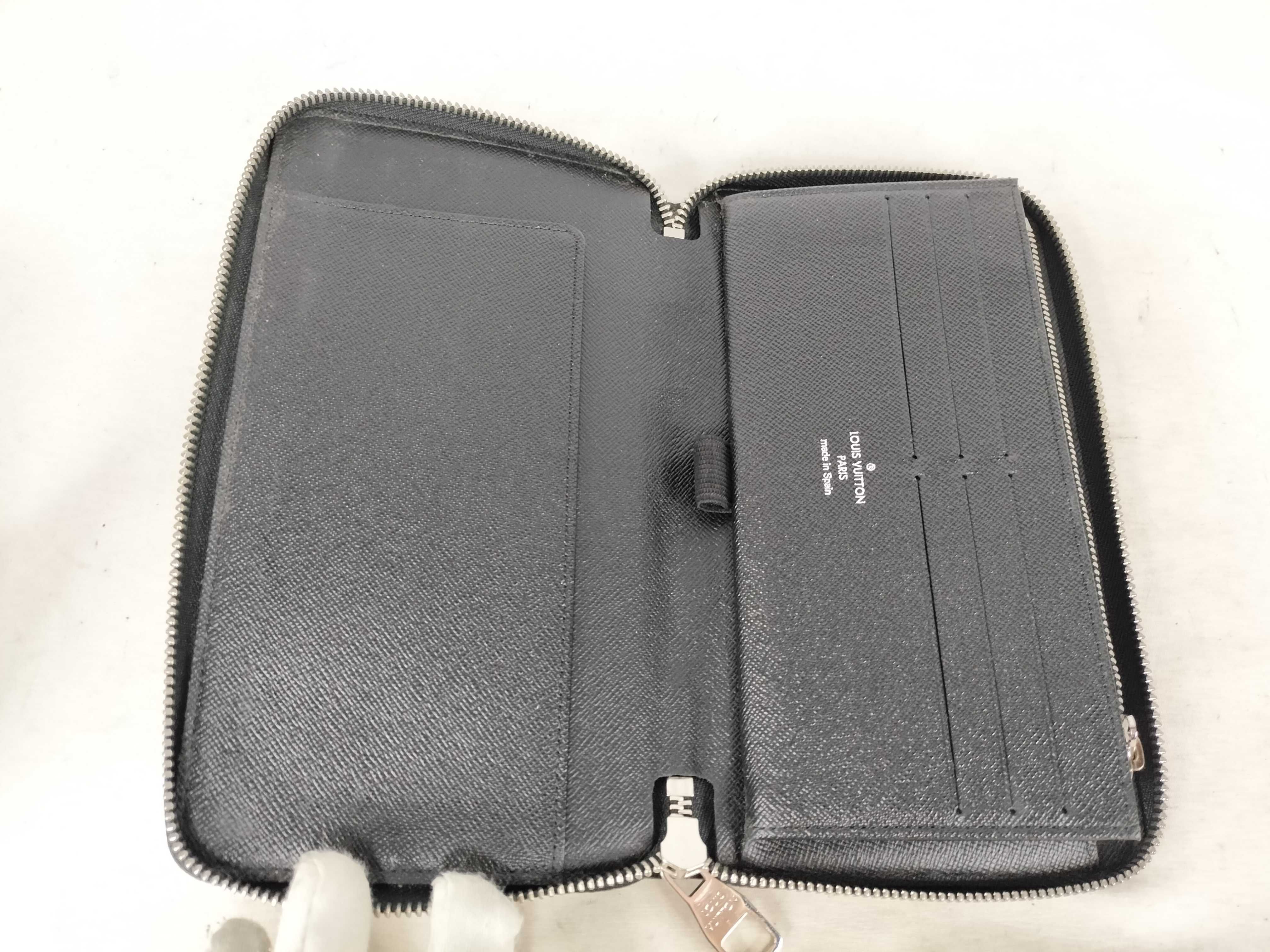 Damier Graphite Zippy Organizer Round Zipper Long Wallet — view 13