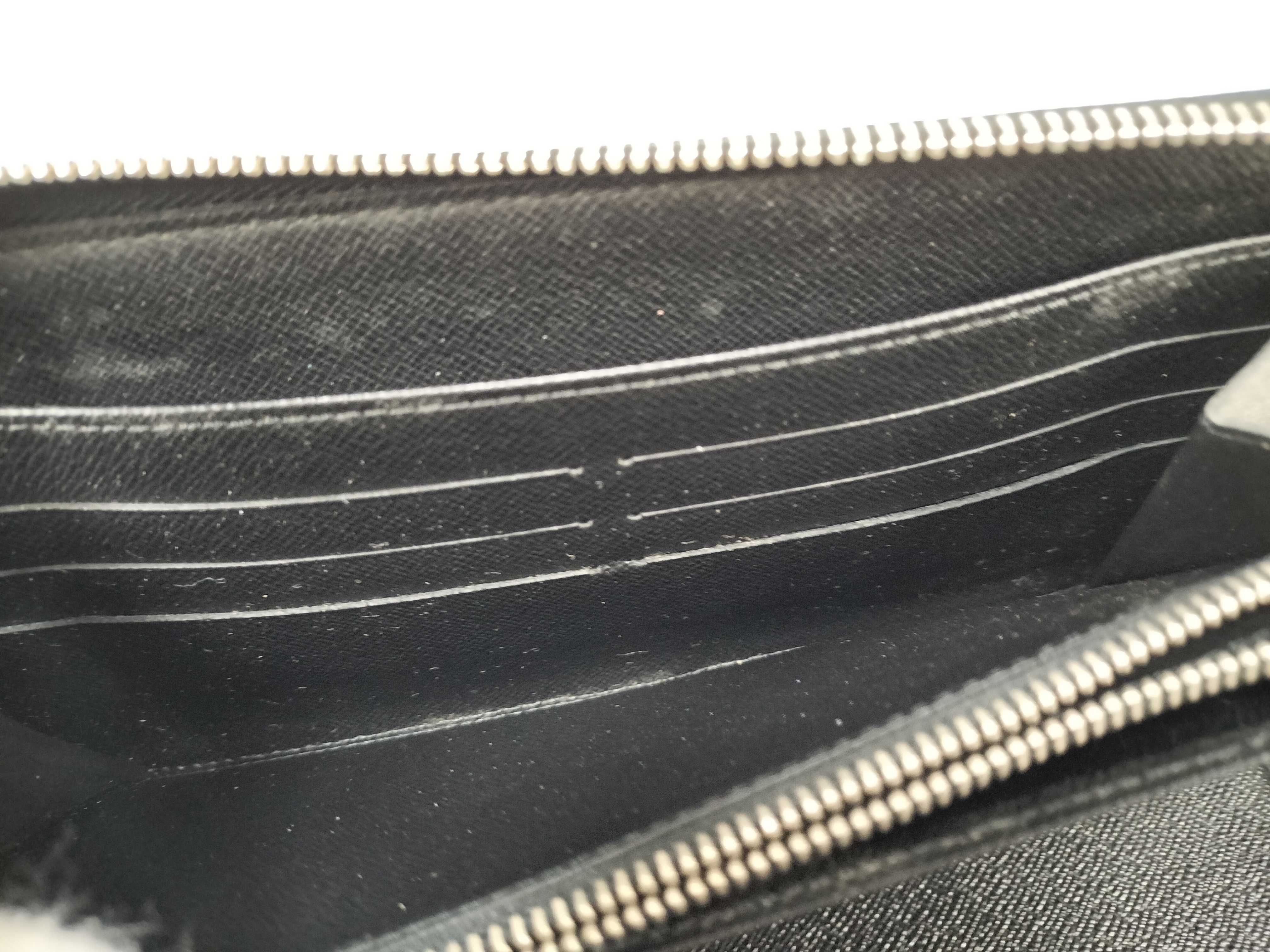 Damier Graphite Zippy Organizer Round Zipper Long Wallet — view 14