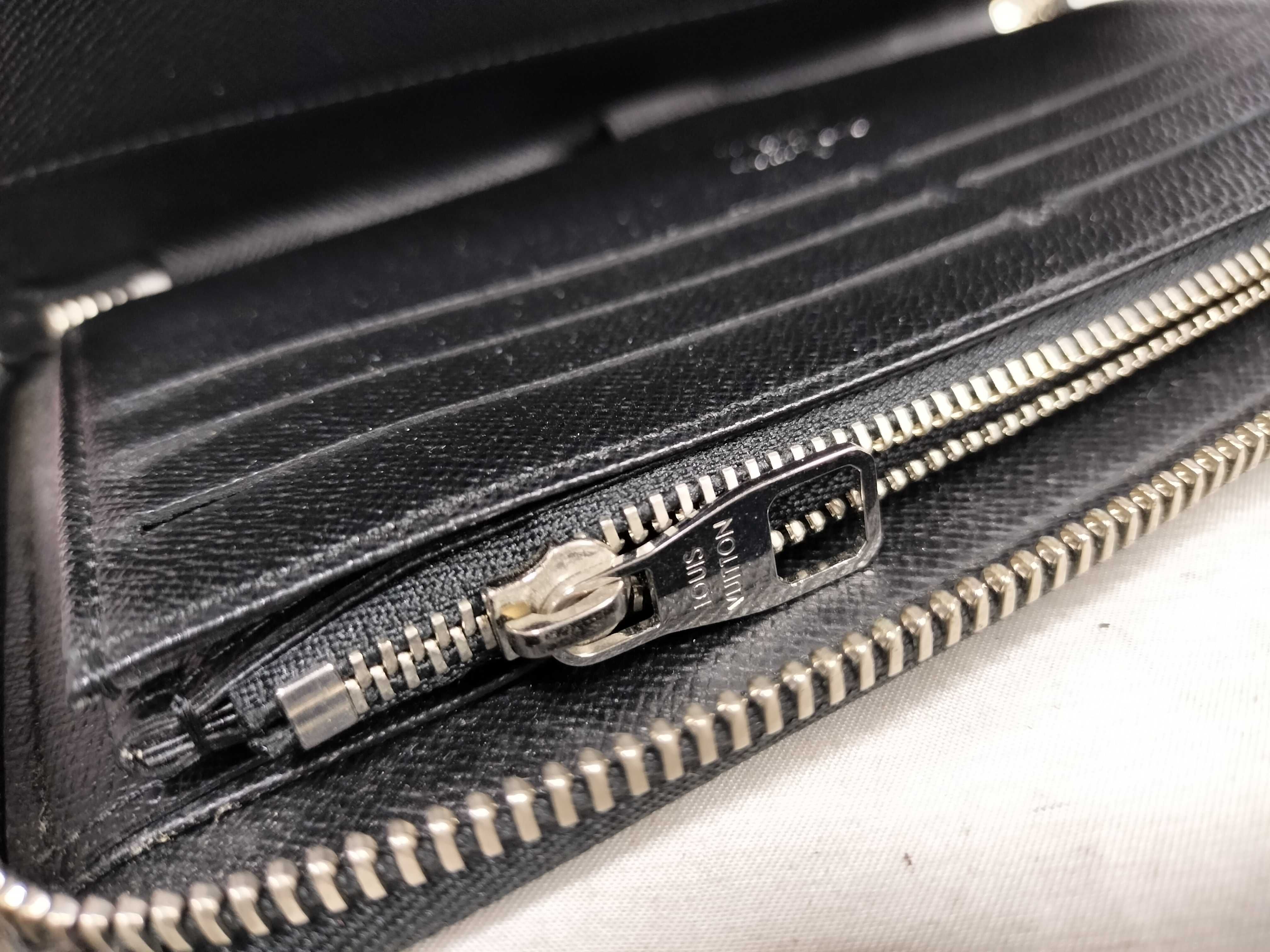 Damier Graphite Zippy Organizer Round Zipper Long Wallet — view 9