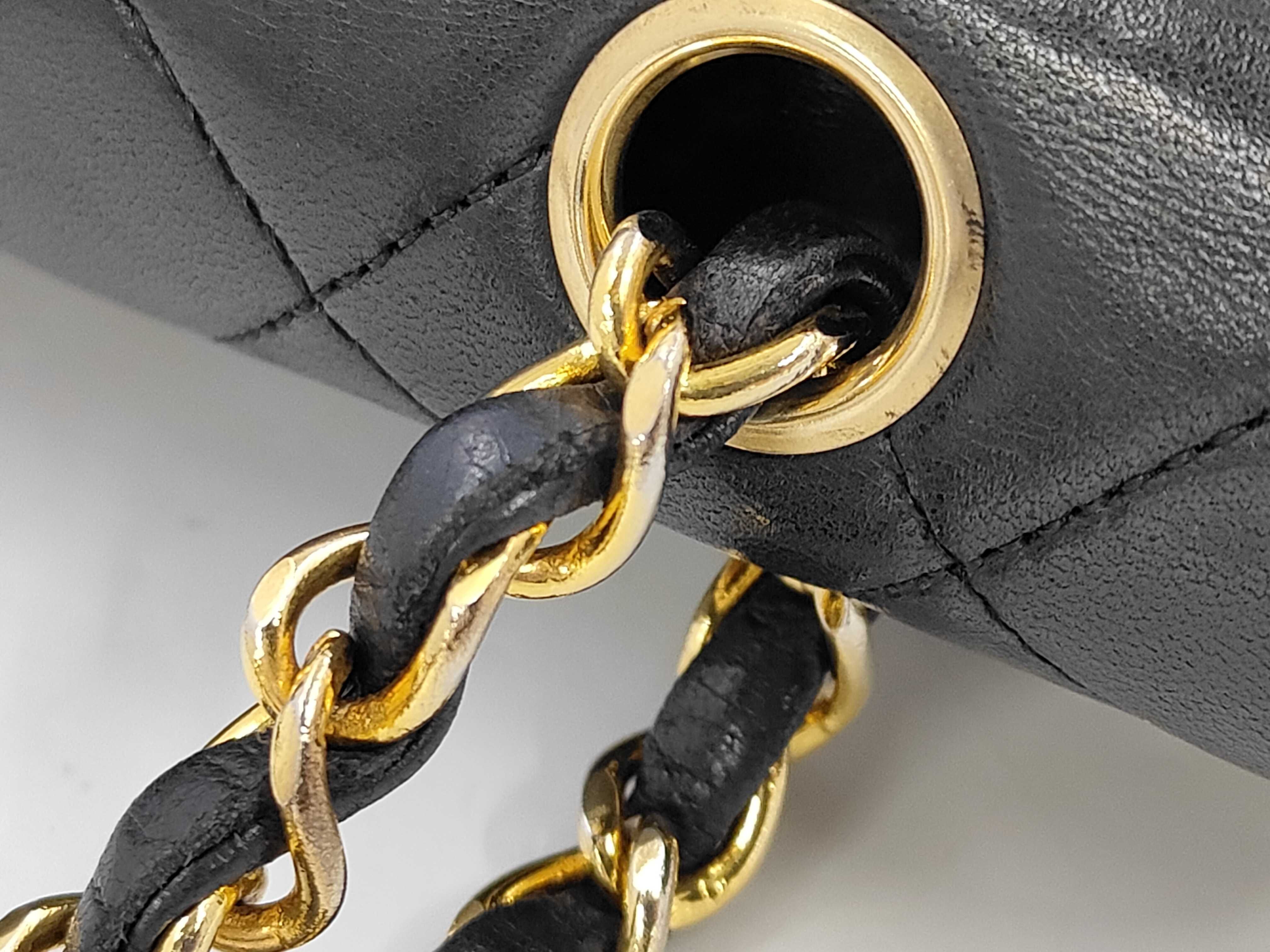 Matelassé 25 Lambskin Double Flap Double Chain Shoulder Bag — view 5