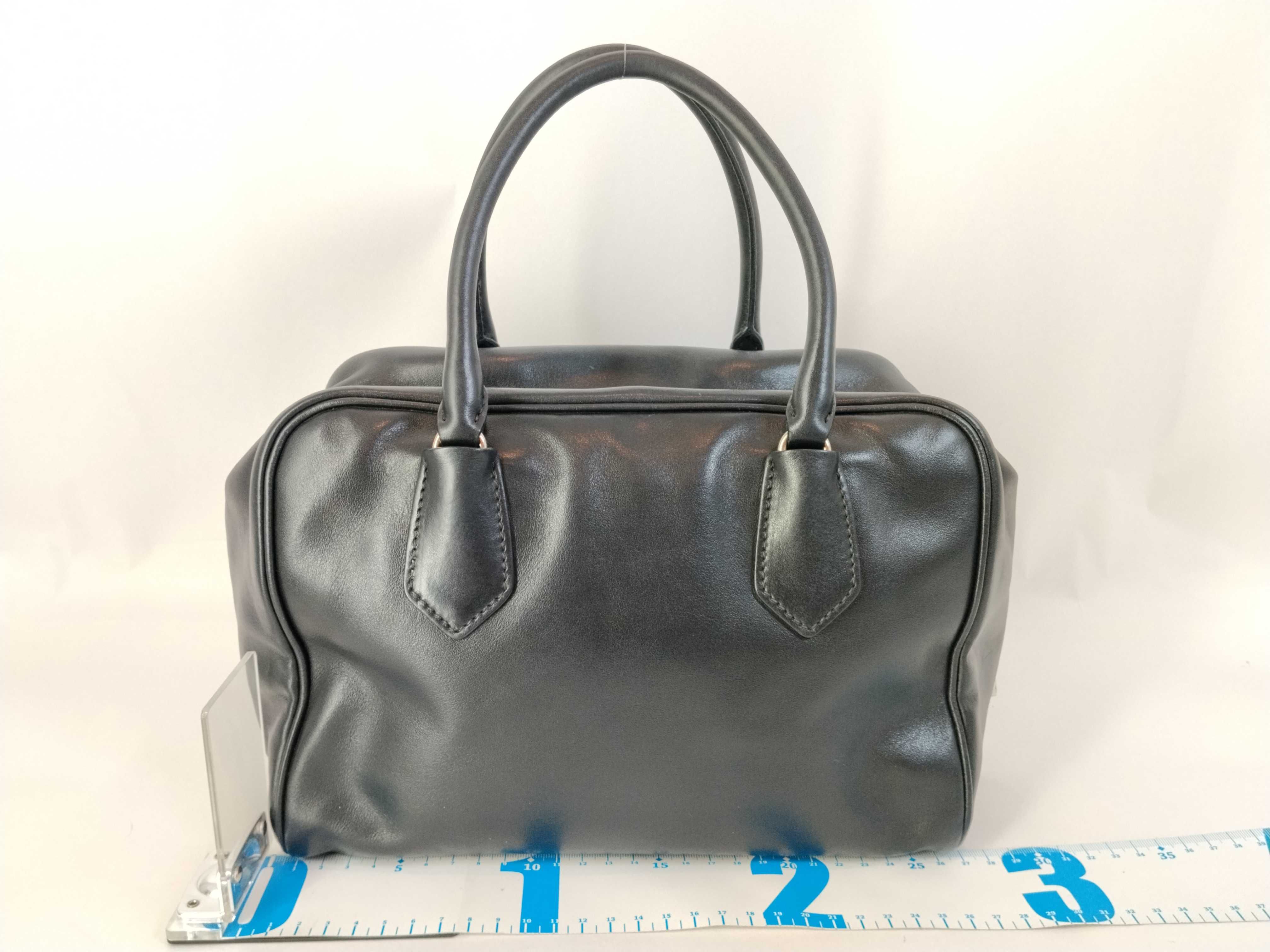 SG- Leather 2-Way Handbag Black — view 2