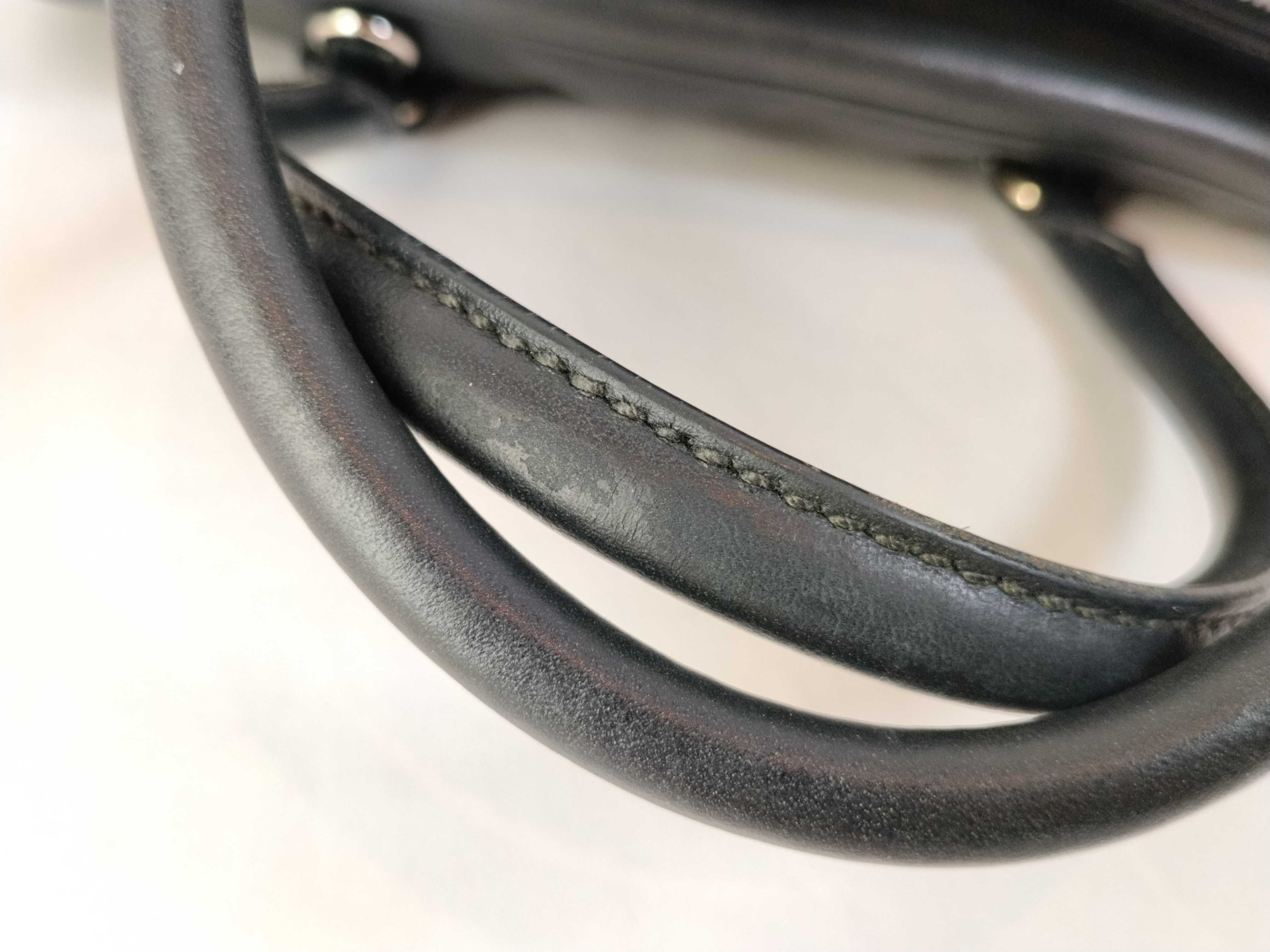 SG- Leather 2-Way Handbag Black — view 4