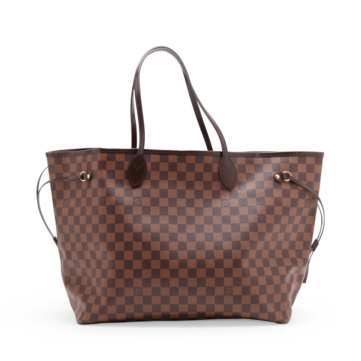 Damier Neverfull GM N41357 SD0117 Brown Pouch - Out of shape, RFID detected. — view 2