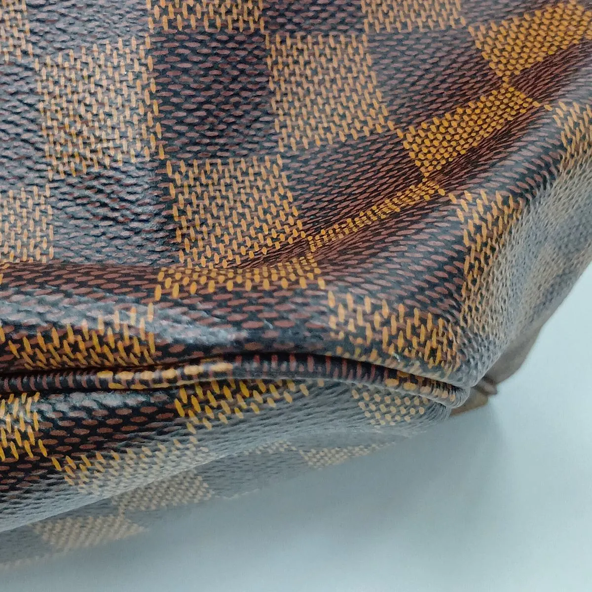 Damier Neverfull GM N41357 SD0117 Brown Pouch - Out of shape, RFID detected. — view 14