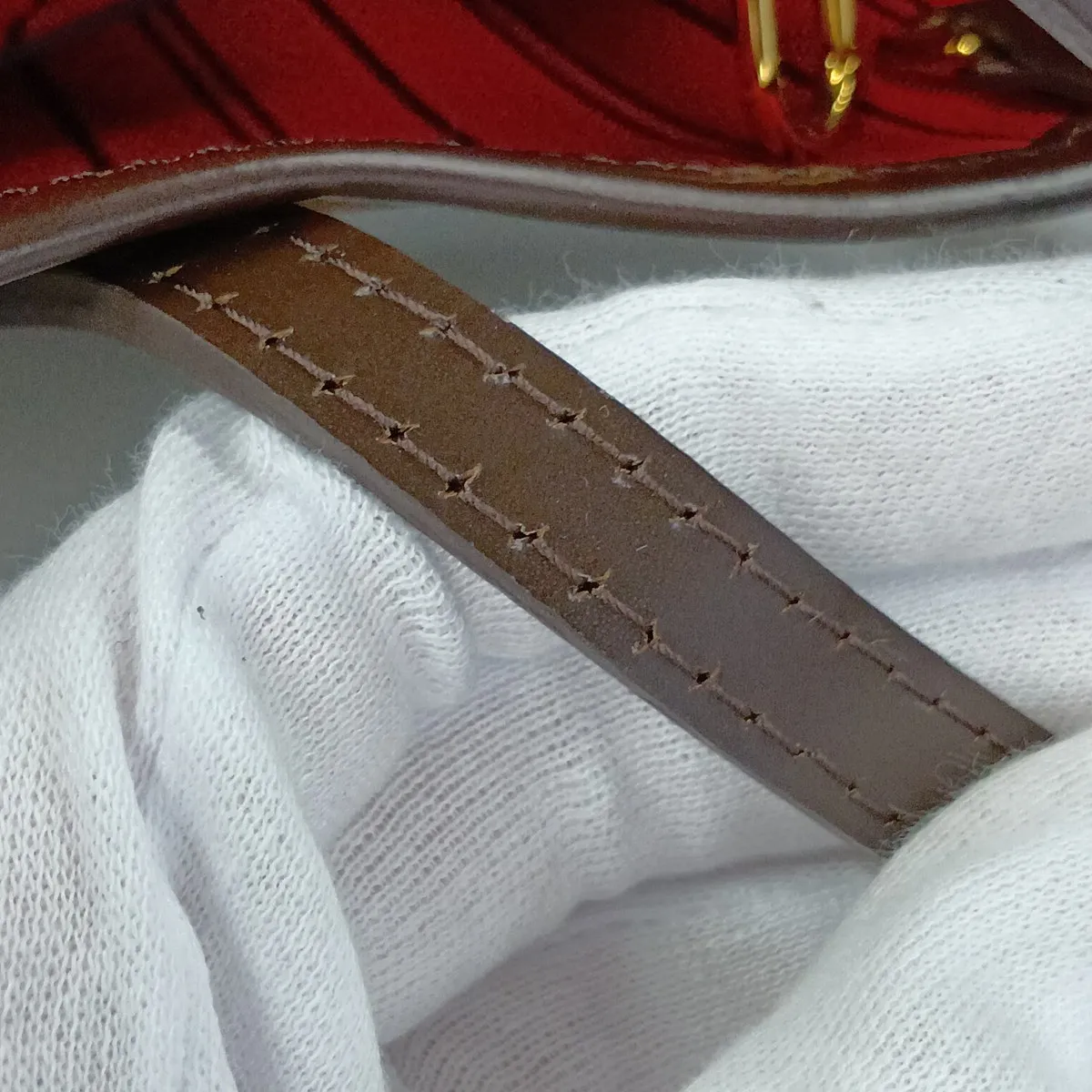 Damier Neverfull GM N41357 SD0117 Brown Pouch - Out of shape, RFID detected. — view 15