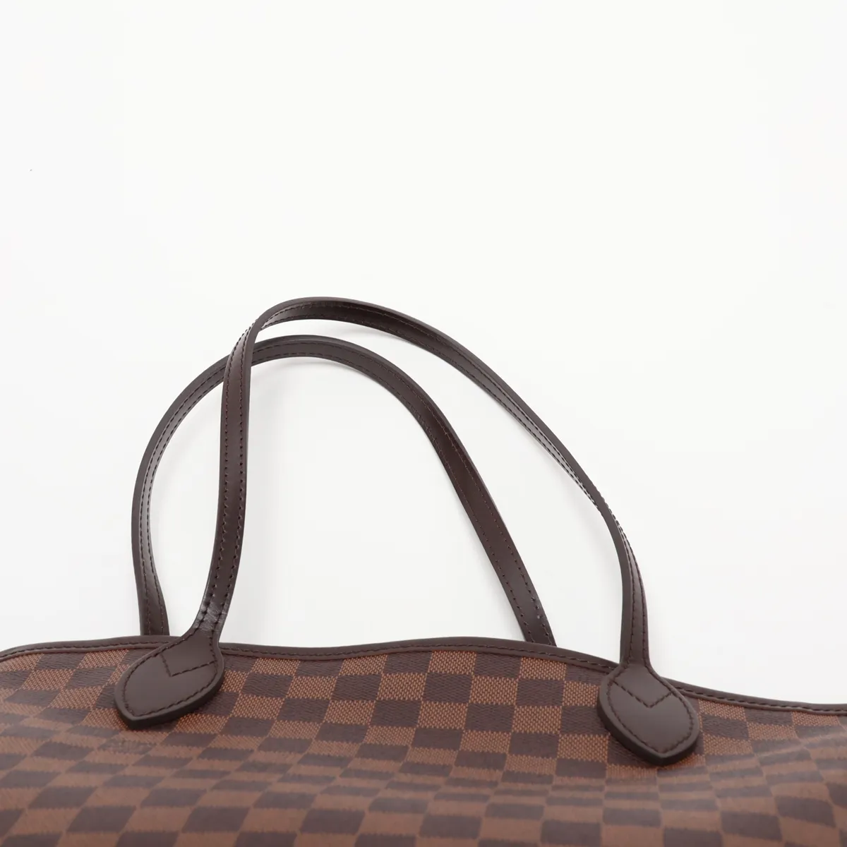 Damier Neverfull GM N41357 SD0117 Brown Pouch - Out of shape, RFID detected. — view 6