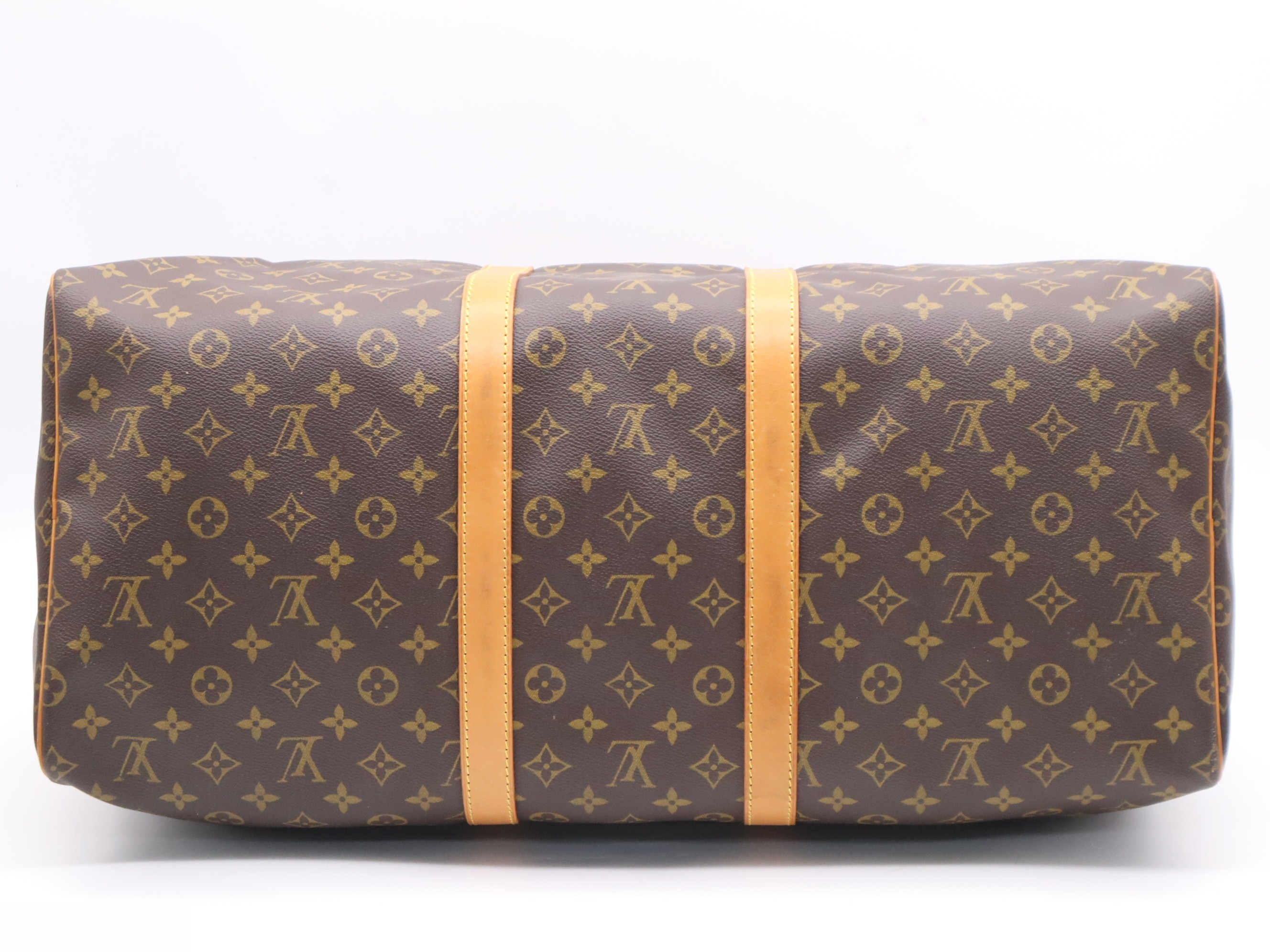Keepall 55 with name tag and handle strap. — view 4