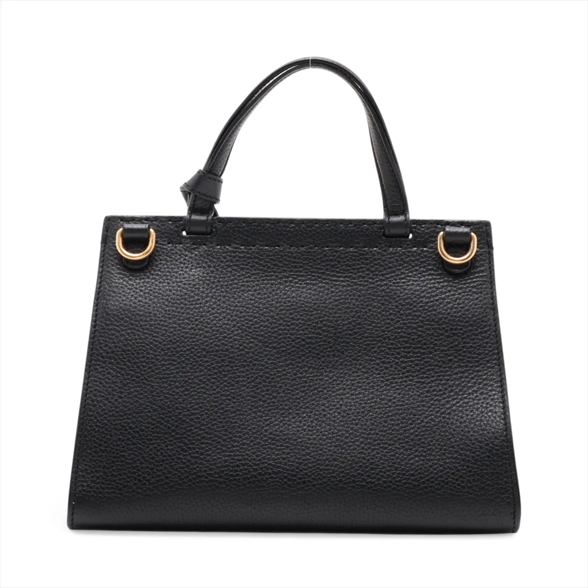 GG Marmont 442622 Leather 2-Way Handbag, Black — view 2