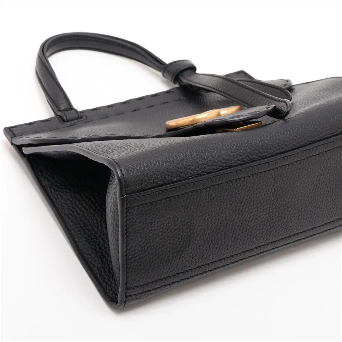 GG Marmont 442622 Leather 2-Way Handbag, Black — view 4
