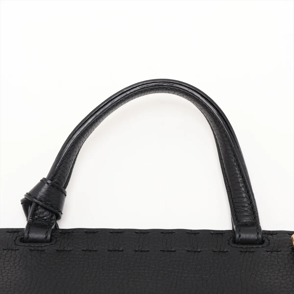 GG Marmont 442622 Leather 2-Way Handbag, Black — view 6