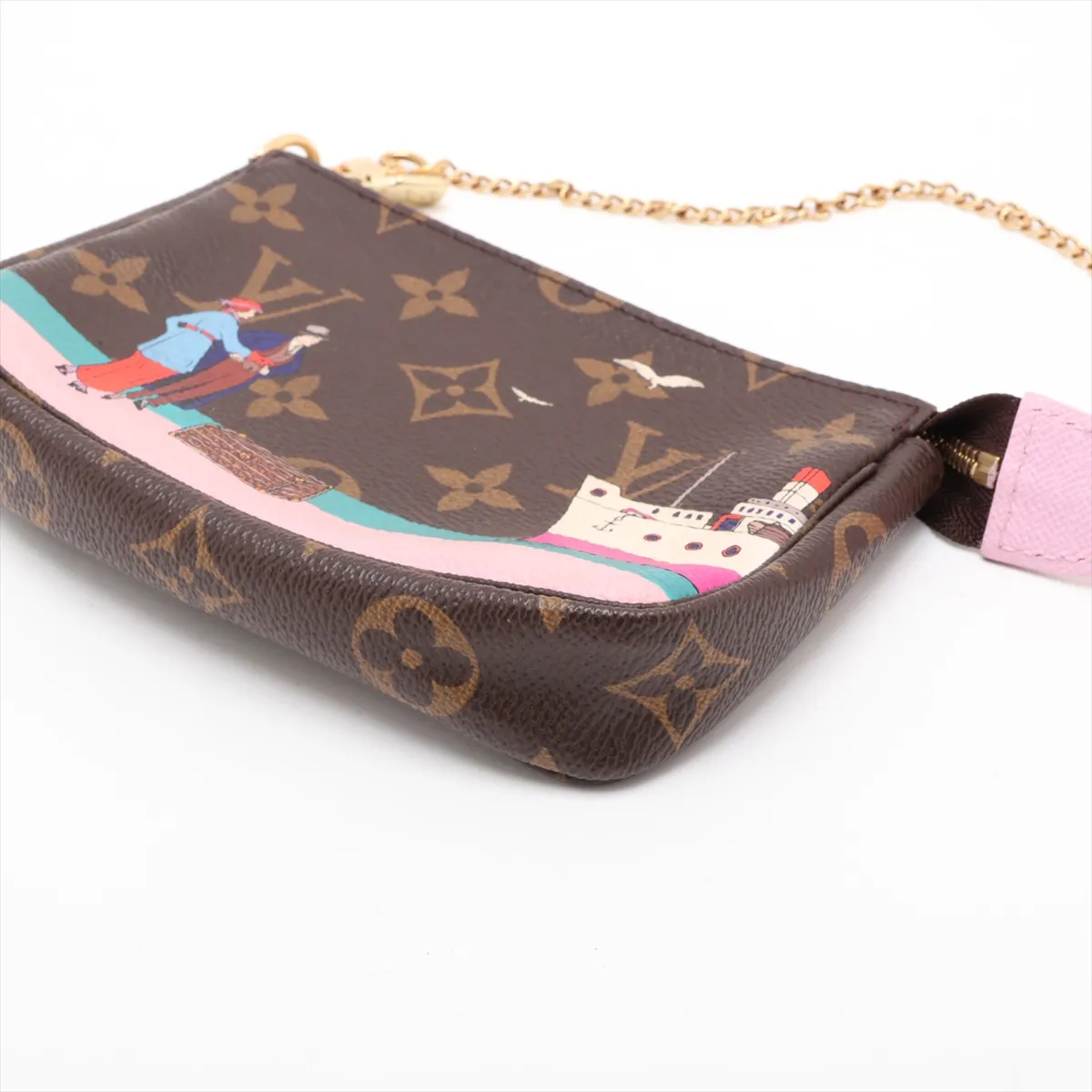 Monogram Illustré Atlantic Cruise Mini Pochette Accessoires M62141 SF3106 White — view 3