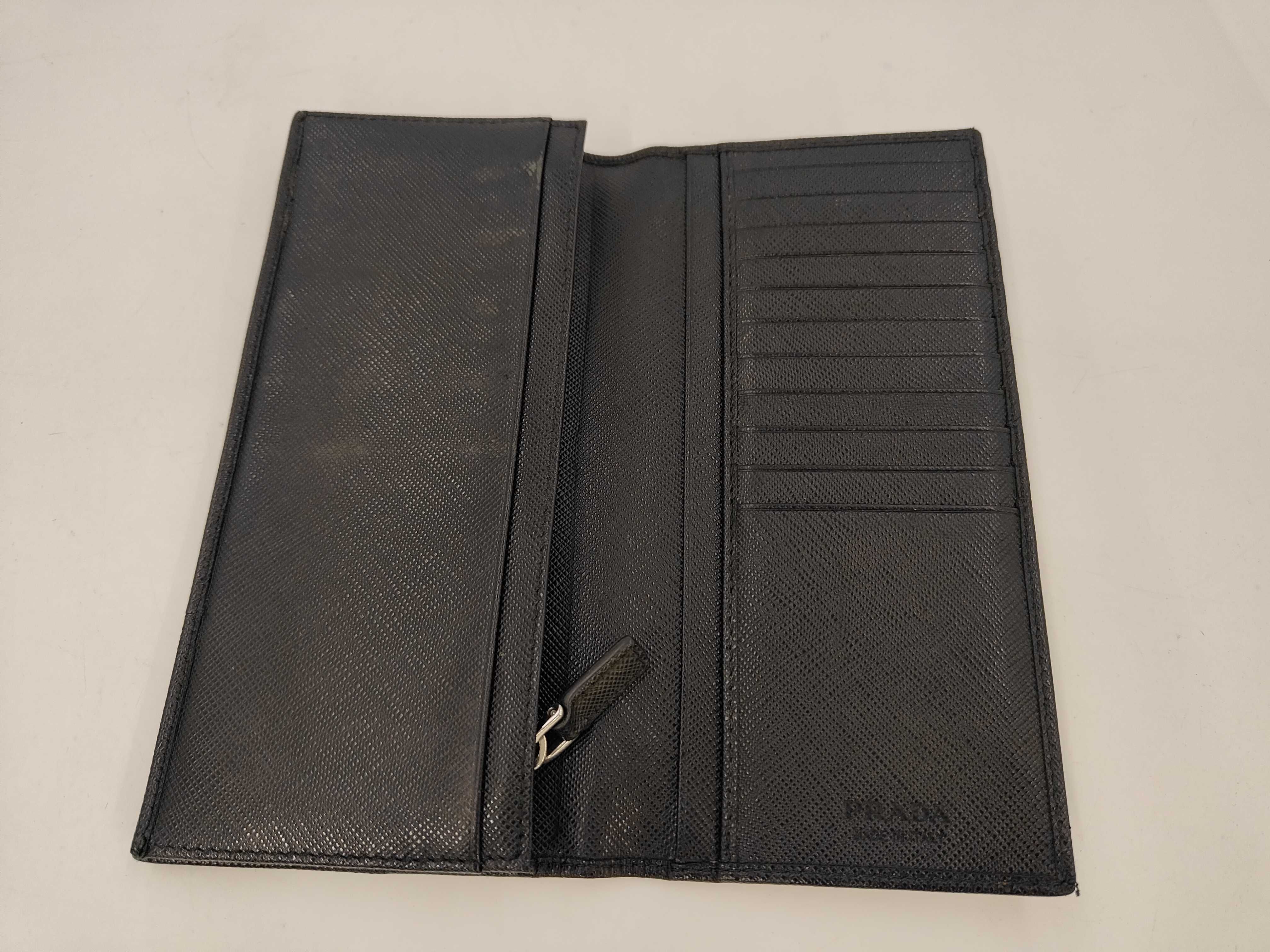 Round Saffiano Black (IY5089) Long Wallet — view 7