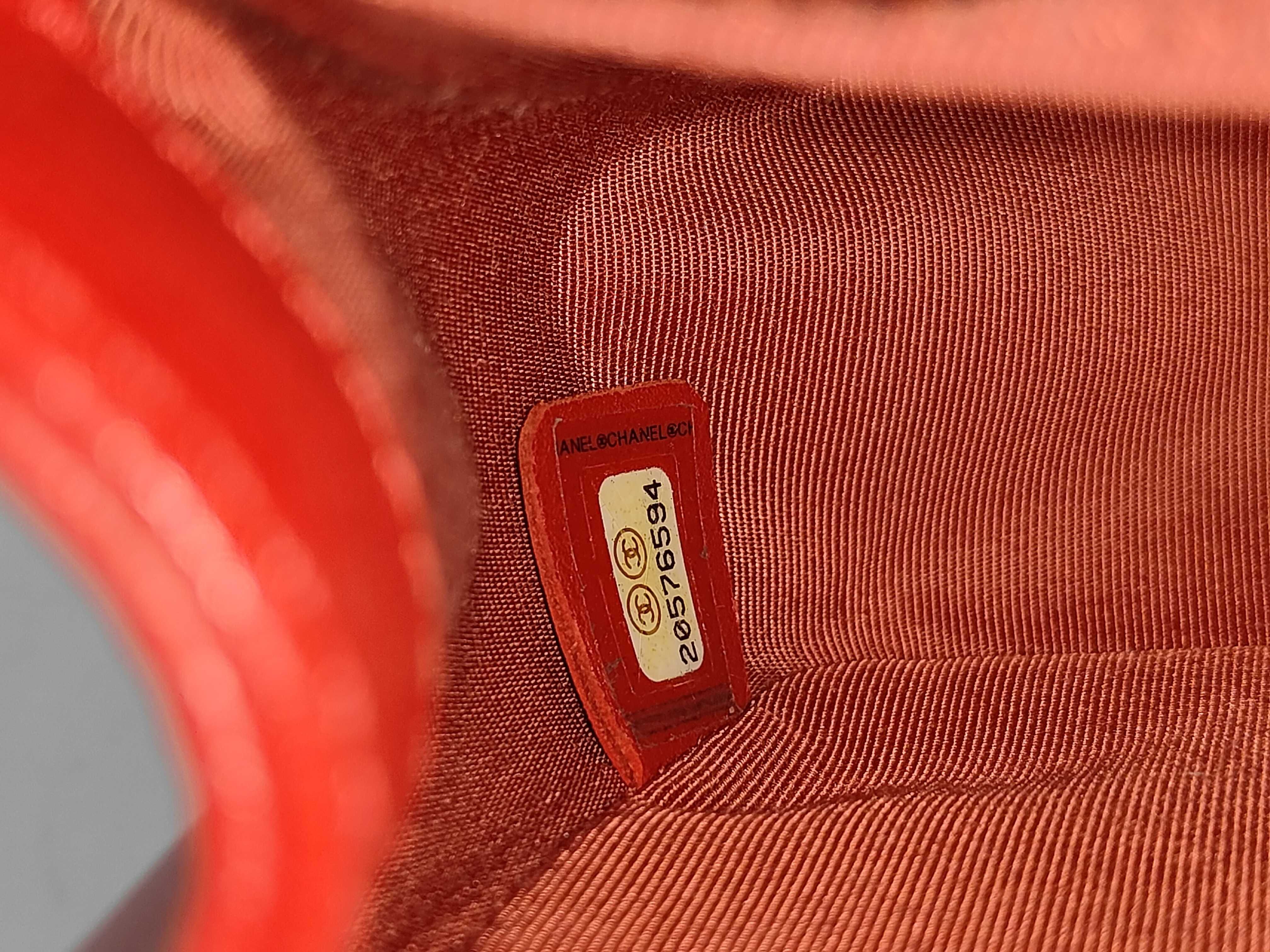 Leboy Red Quilted Medium Silver Hardware No. 20 Shoulder Bag — view 11