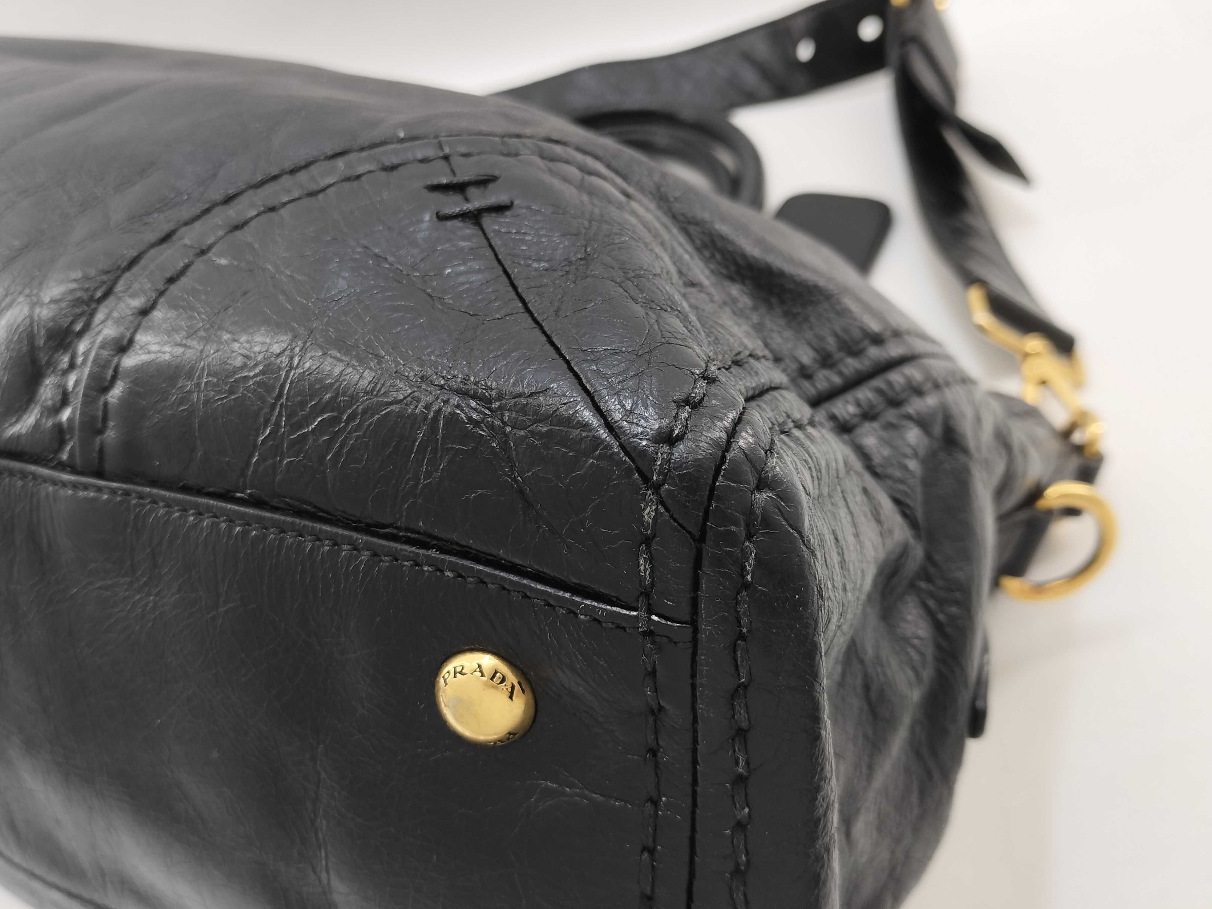 2-way handbag, leather, triangular plate handbag — view 10