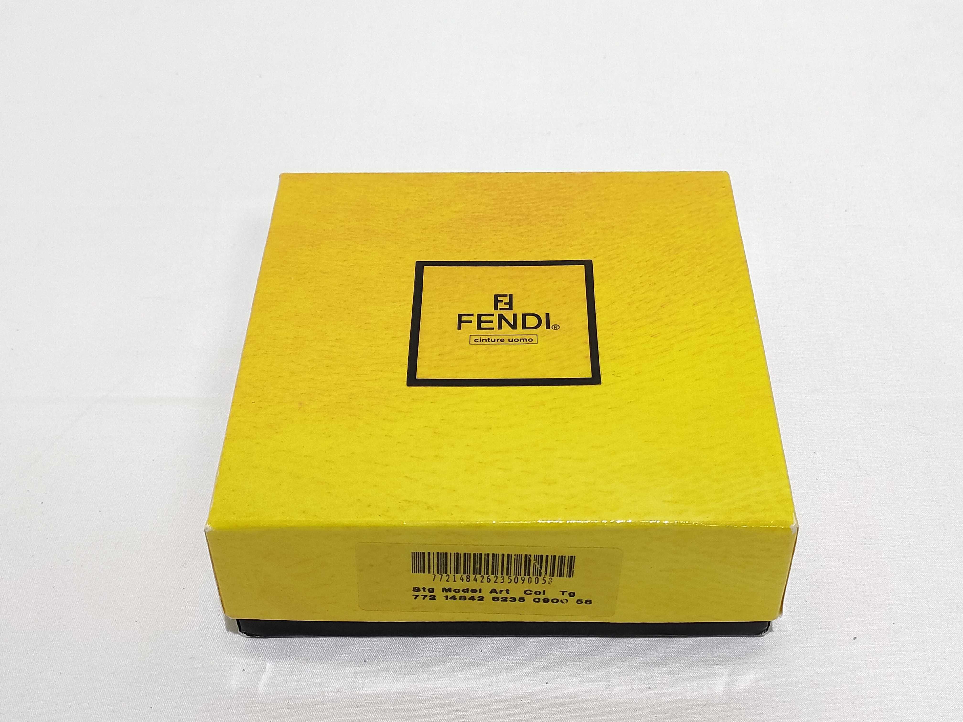 Gold Hardware FF Buckle FF Leather Belt — view 11