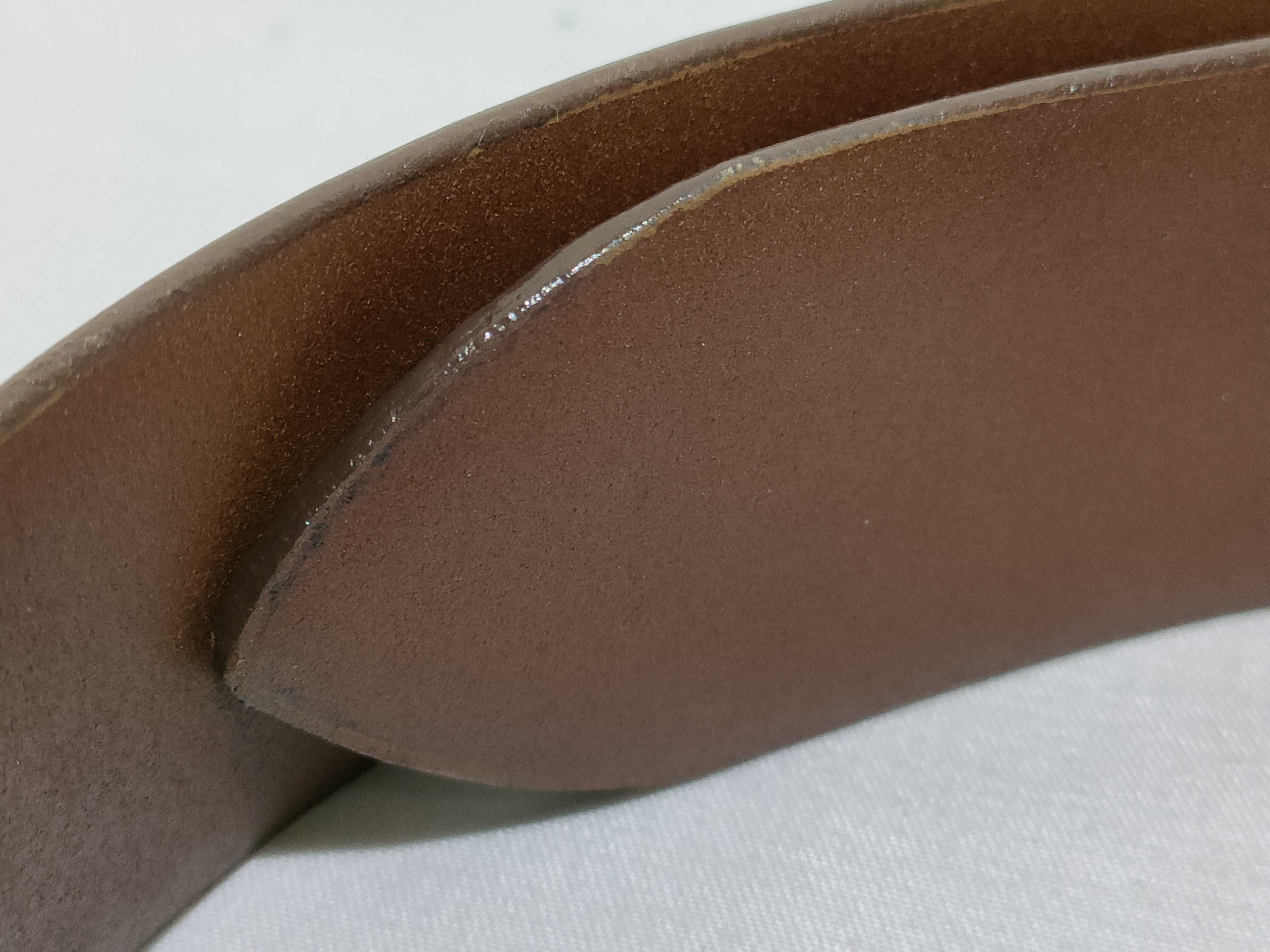 Gold Hardware FF Buckle FF Leather Belt — view 8