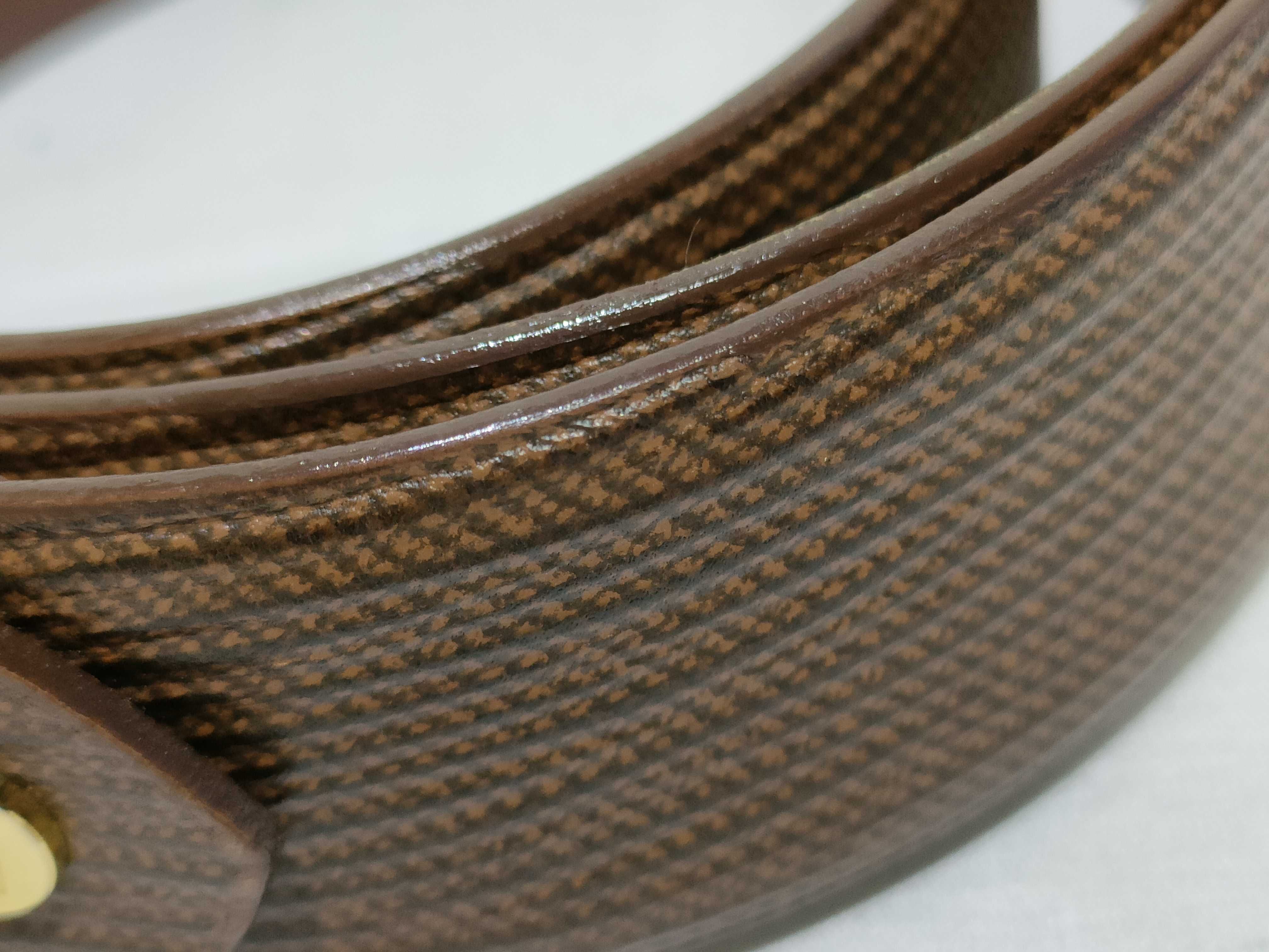Gold Hardware FF Buckle FF Leather Belt — view 10