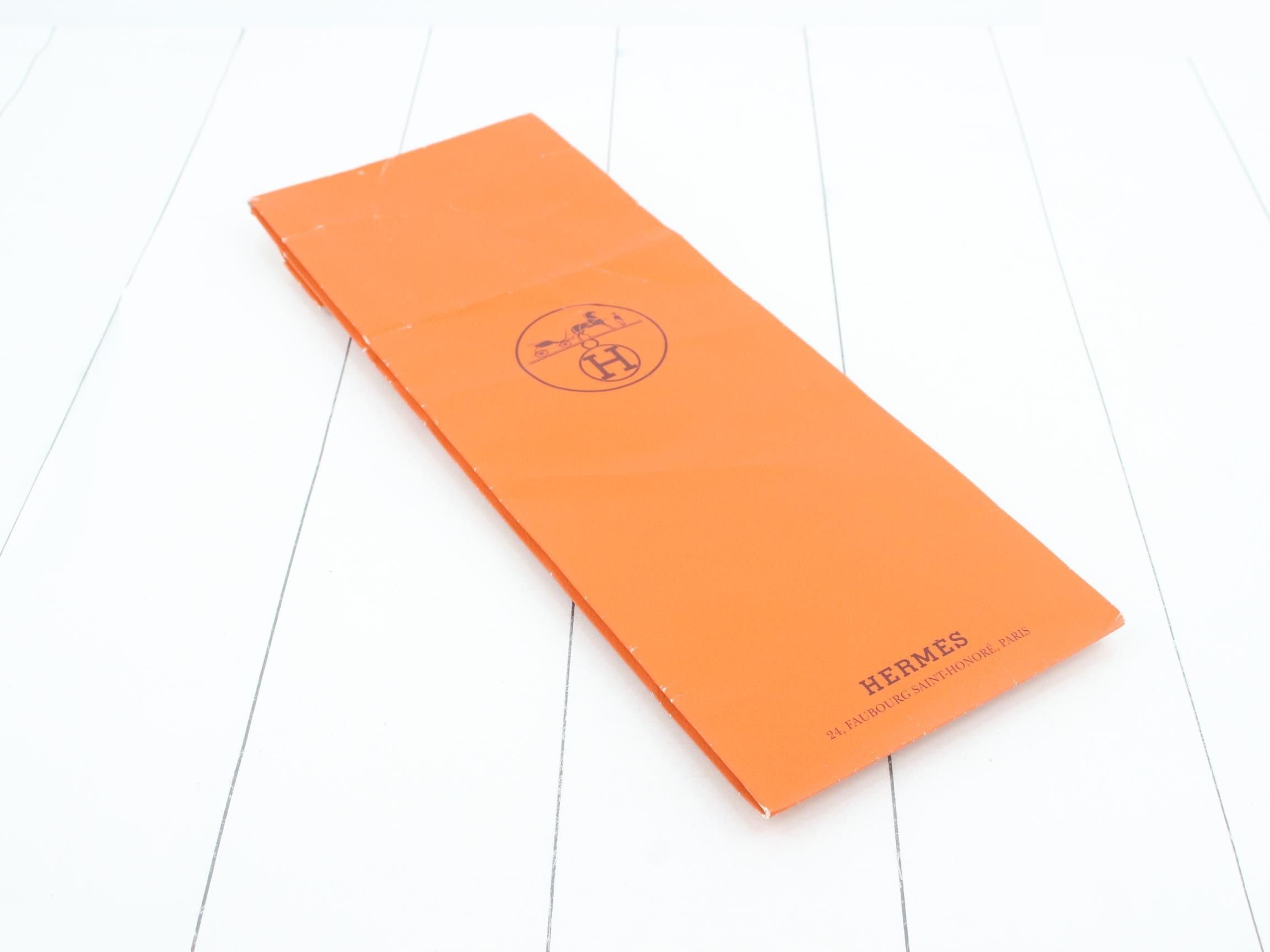 Unused Hermes tie with dust bag. — view 4