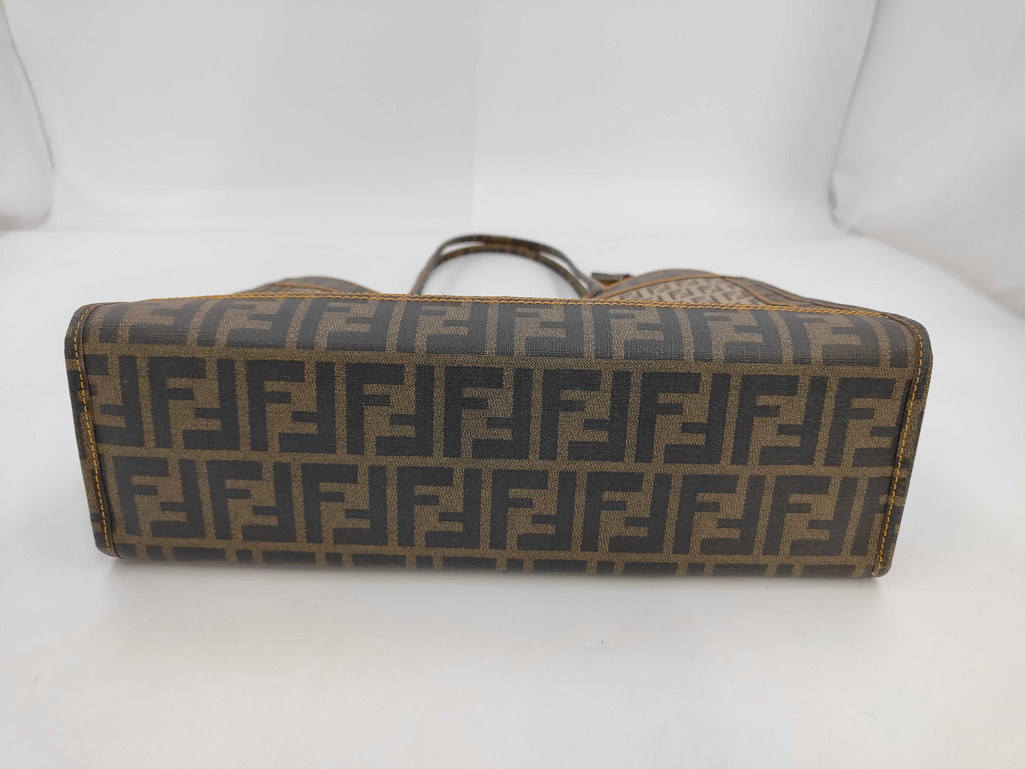 2384・8B183 Tote Bag Zucca x Zucchino Brown Beige Tote Bag — view 3