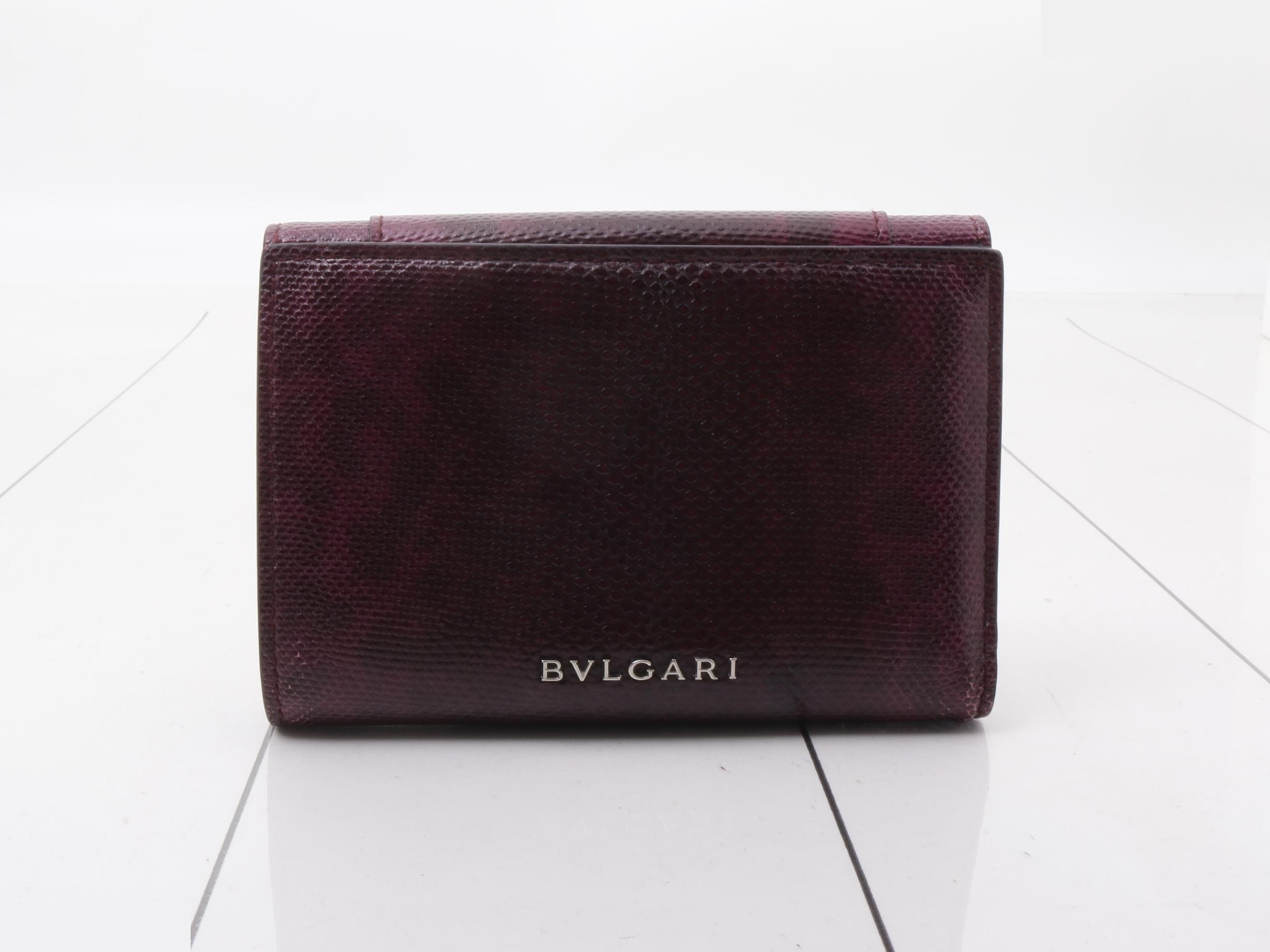 Serpenti (bag) and wallet, flap, purple — view 2