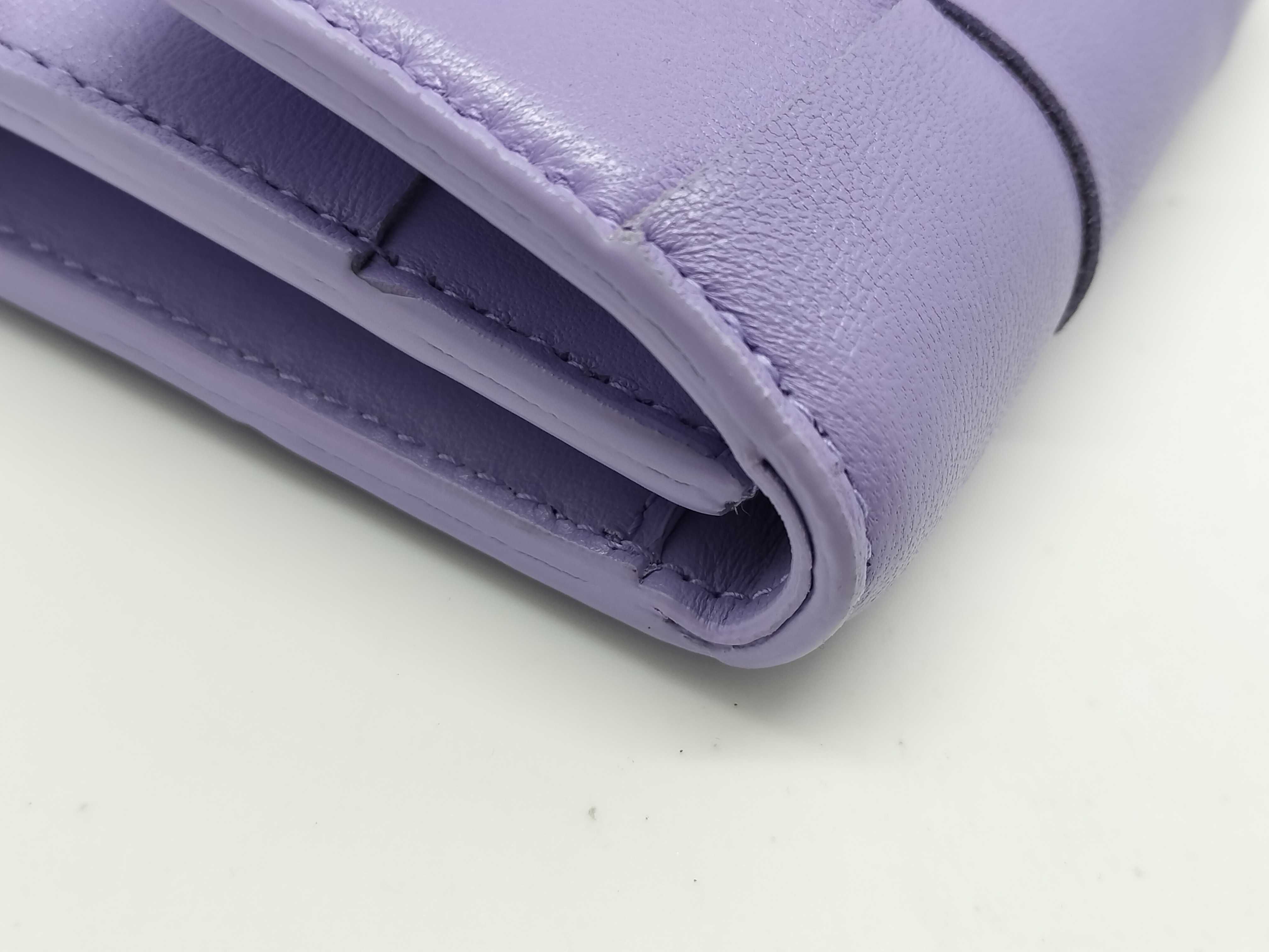 Leather Cassette Maxi Intrecciato Tri-fold Wallet — view 12
