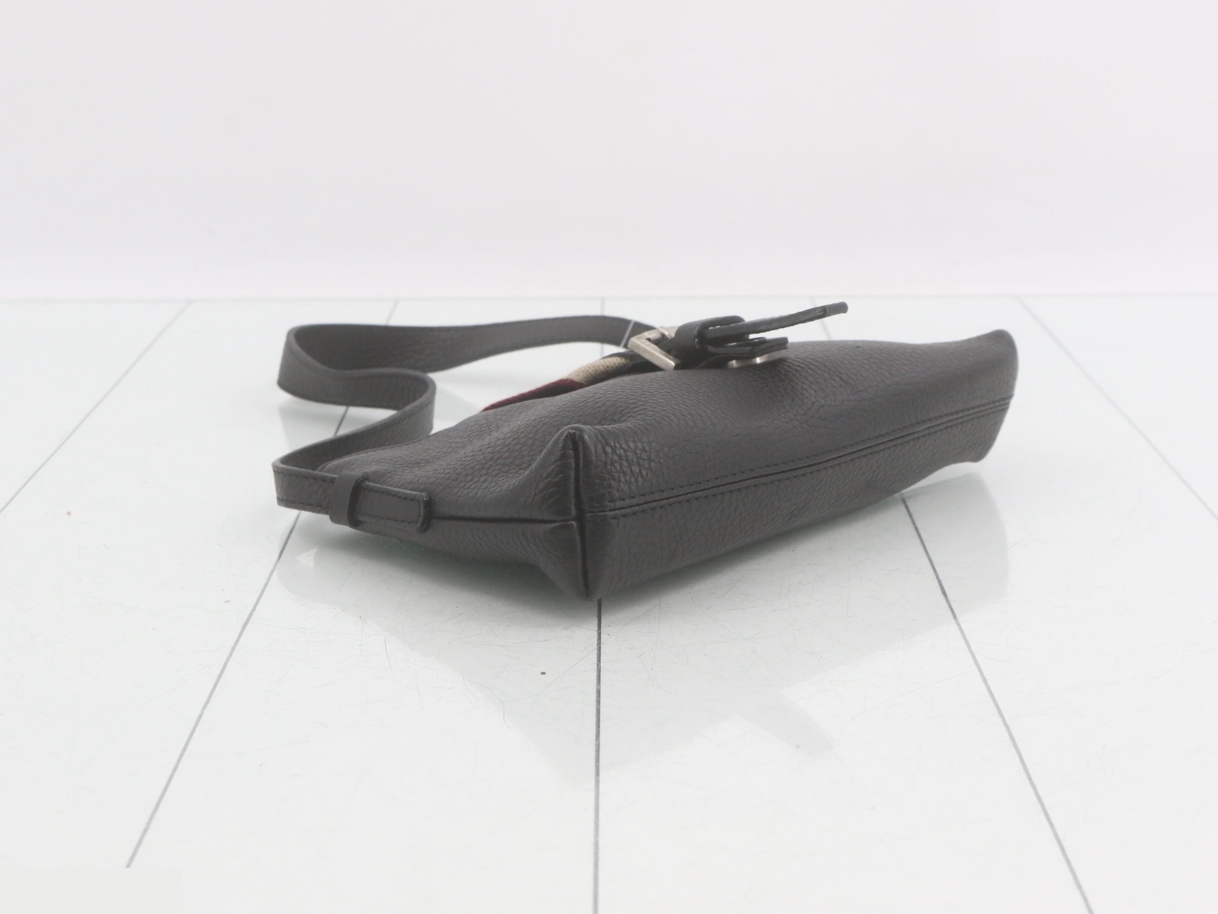 Leather one-shoulder bag — view 5